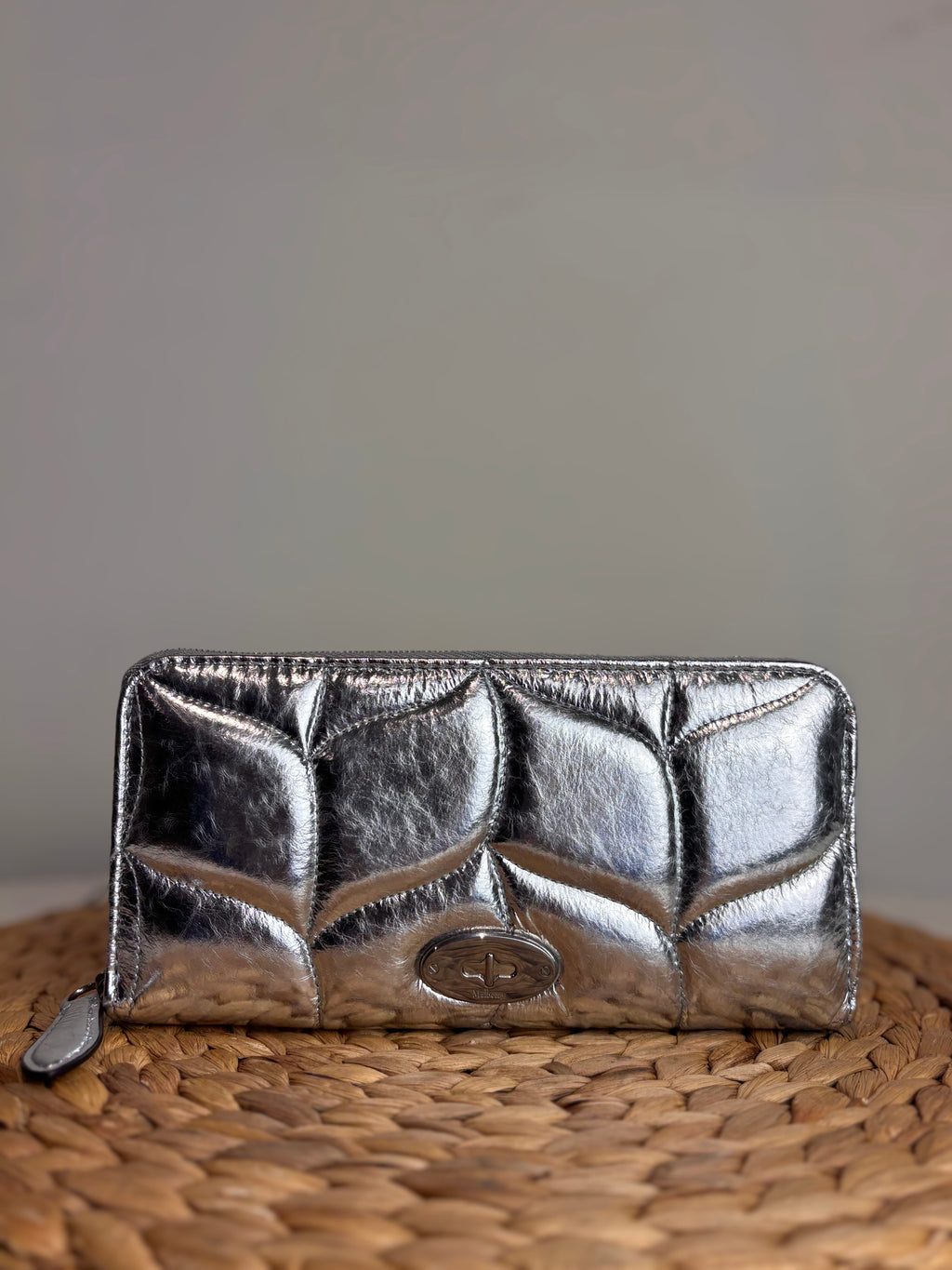 Mulberry Silver Softie Purse