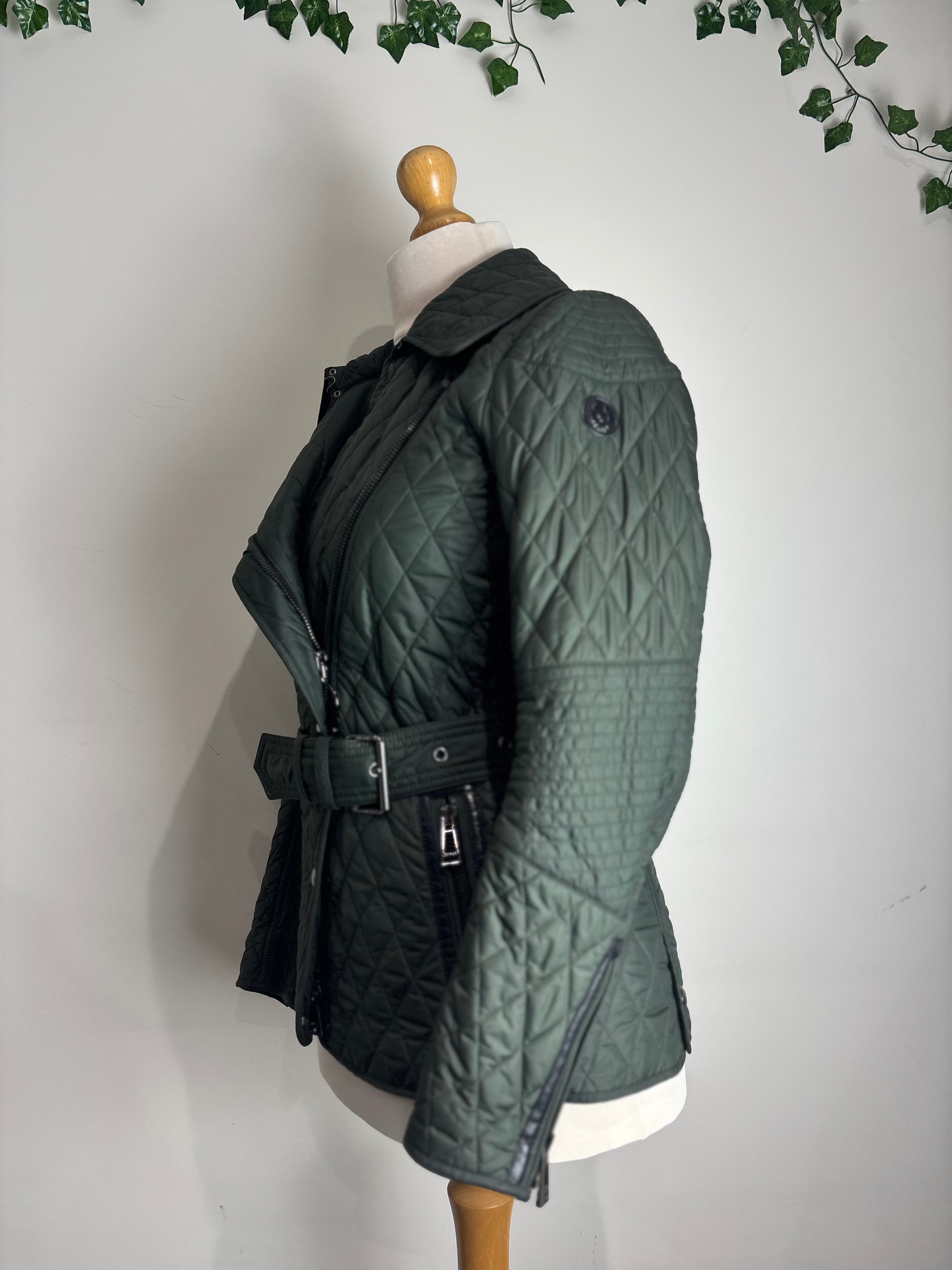Belstaff Olive Green Quilted Jacket