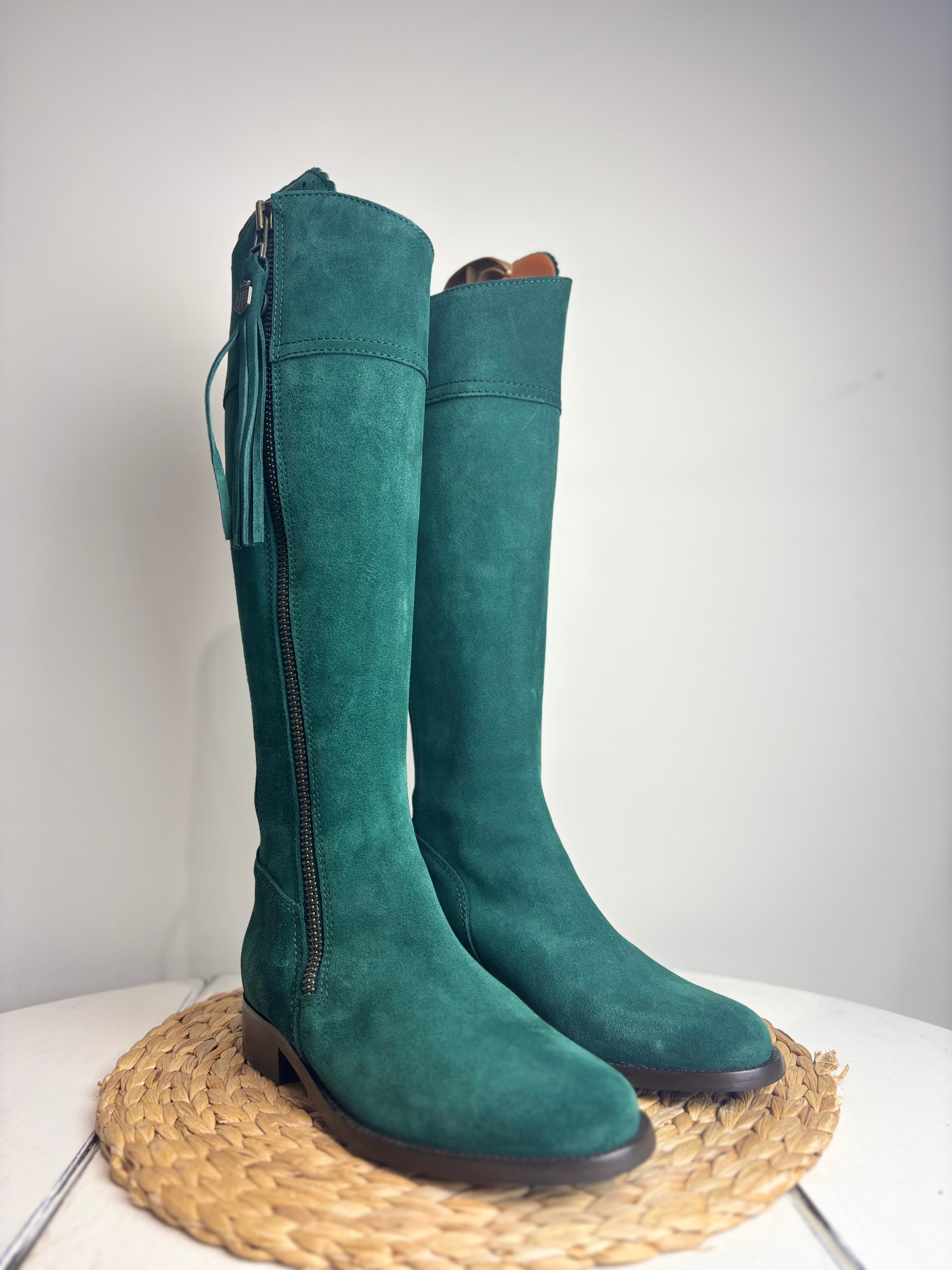 Fairfax & Favor Emerald Regina Suede Boots