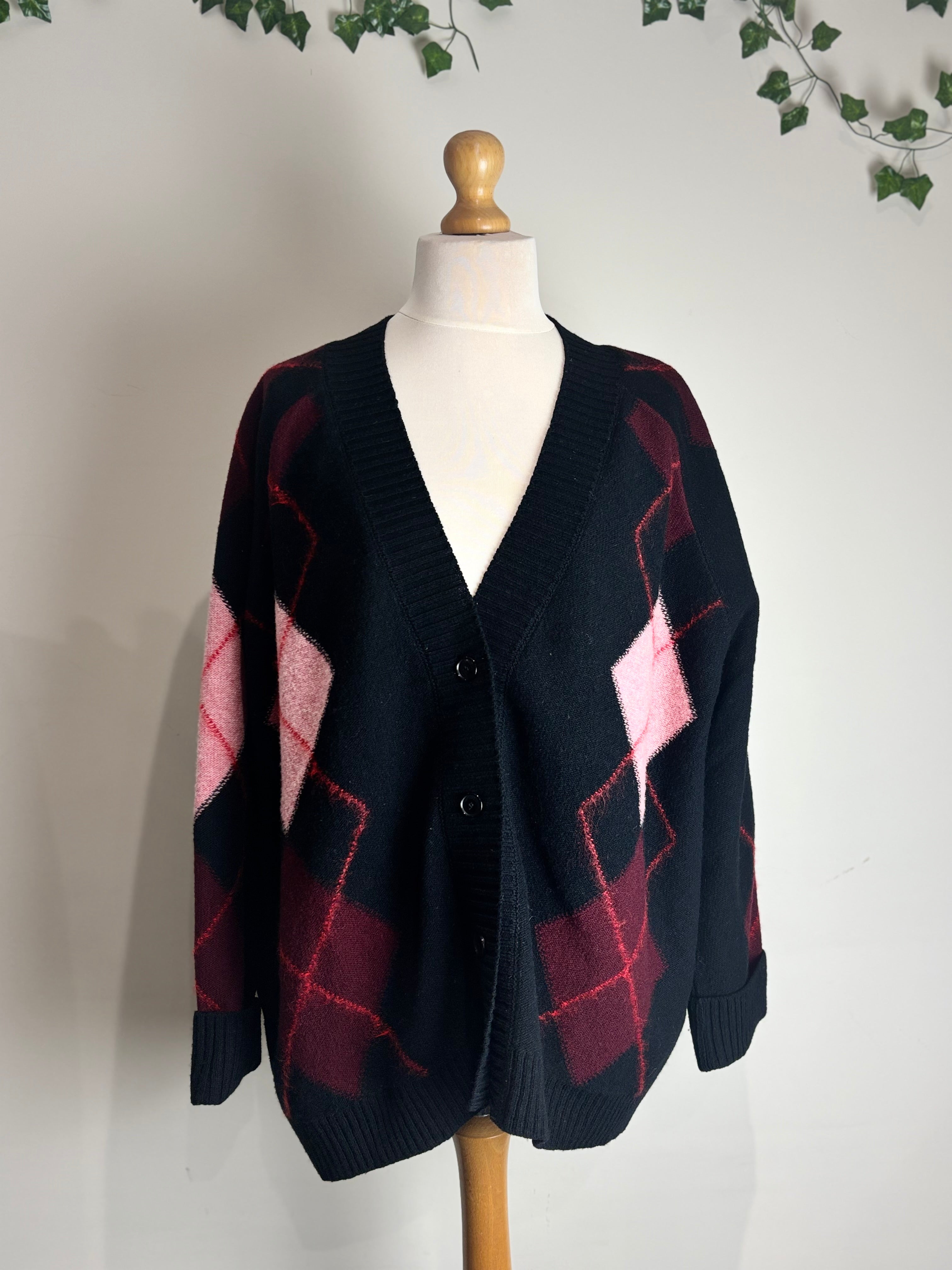 Molly Goddard Argyle Lambswool & Mohair Cardigan