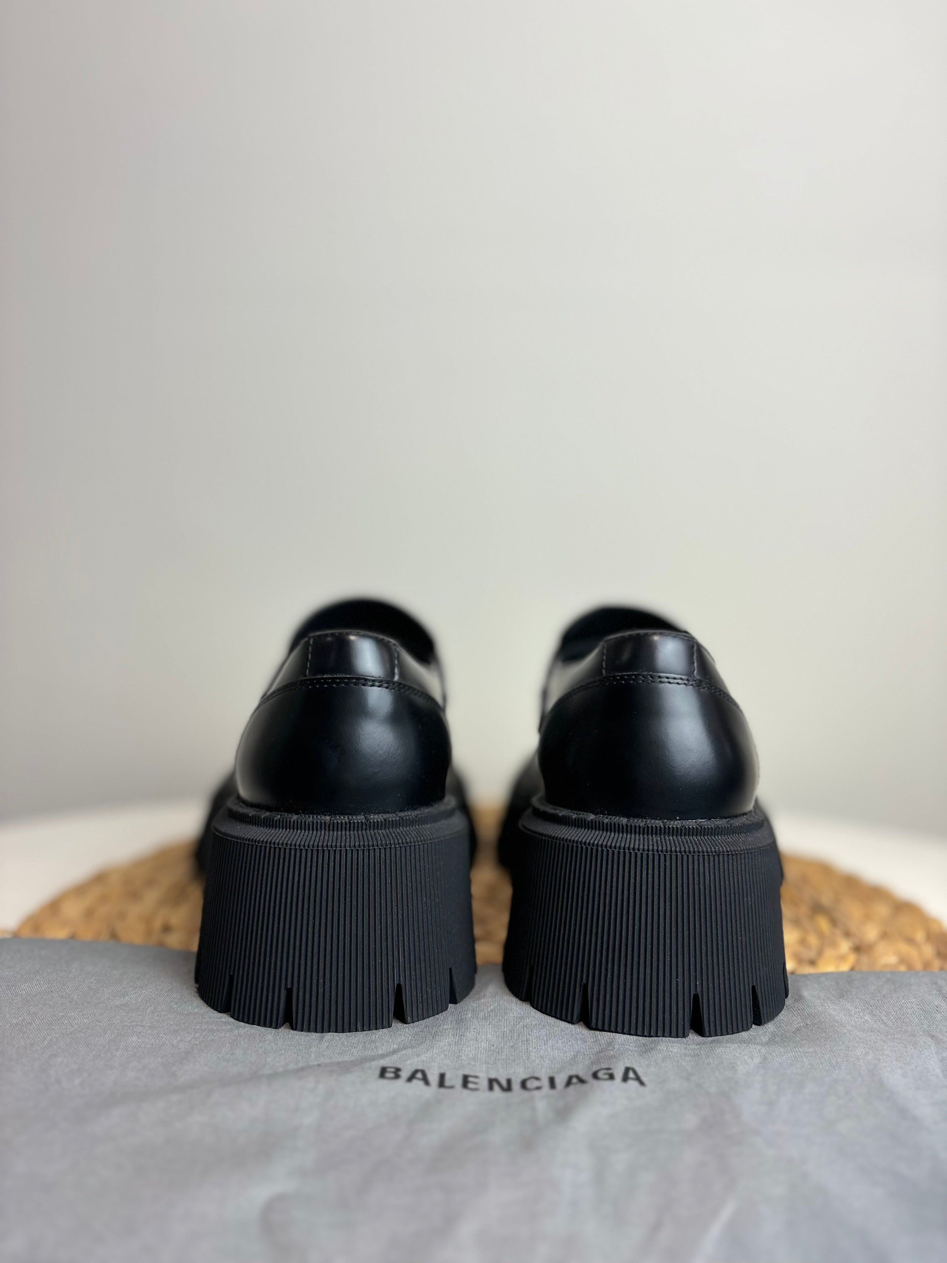 Tractor Balenciaga Laces Balenciaga Tractor 20mm Lace Up Boots Black