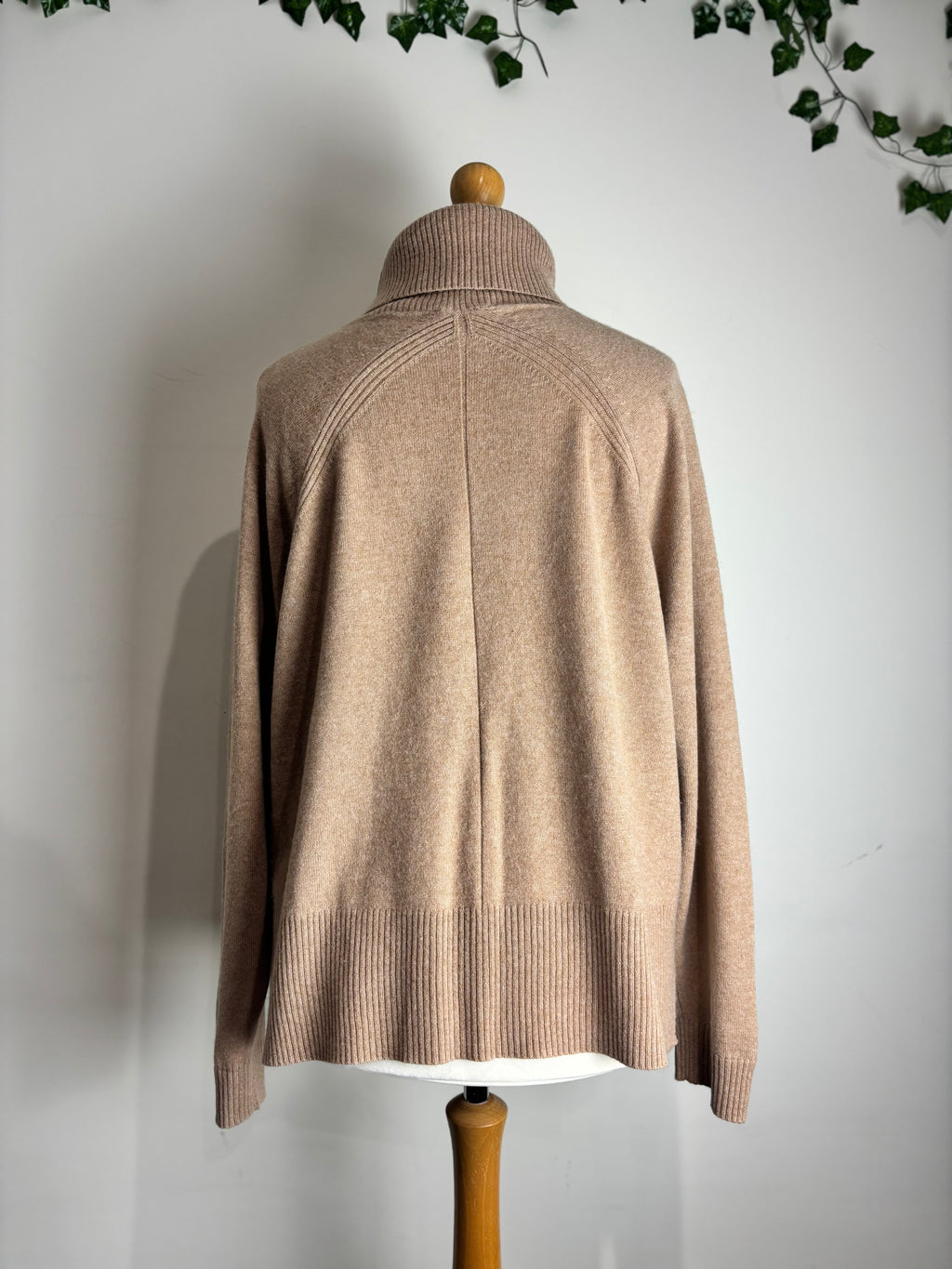 Whistles Oatmeal Cashmere Rollneck