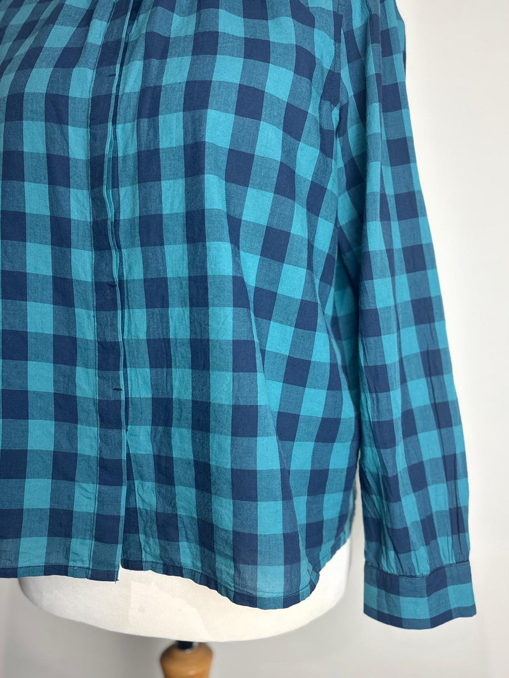 Toast Check Blouse