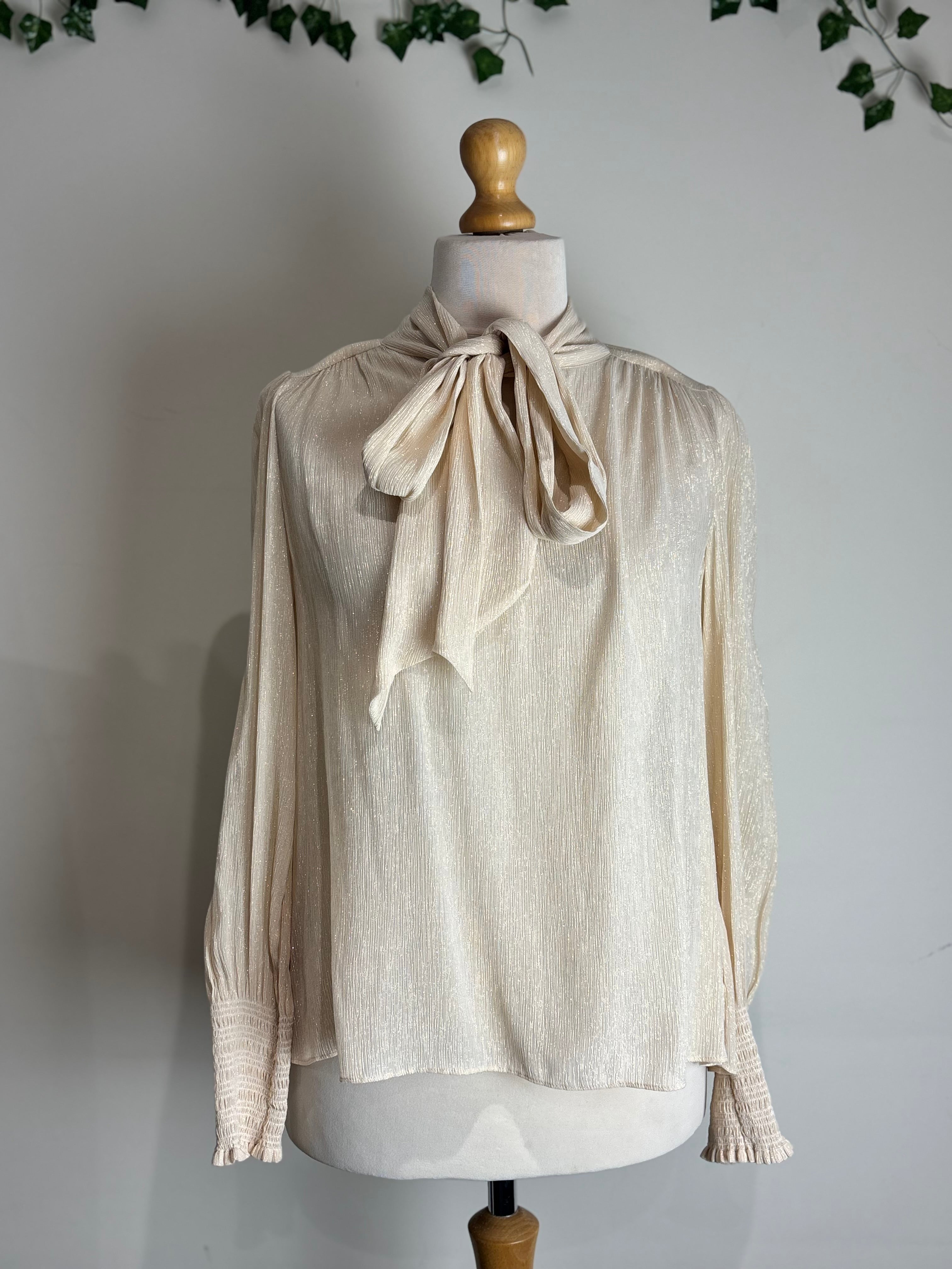 ME+EM Pale Gold Blouse & Cami