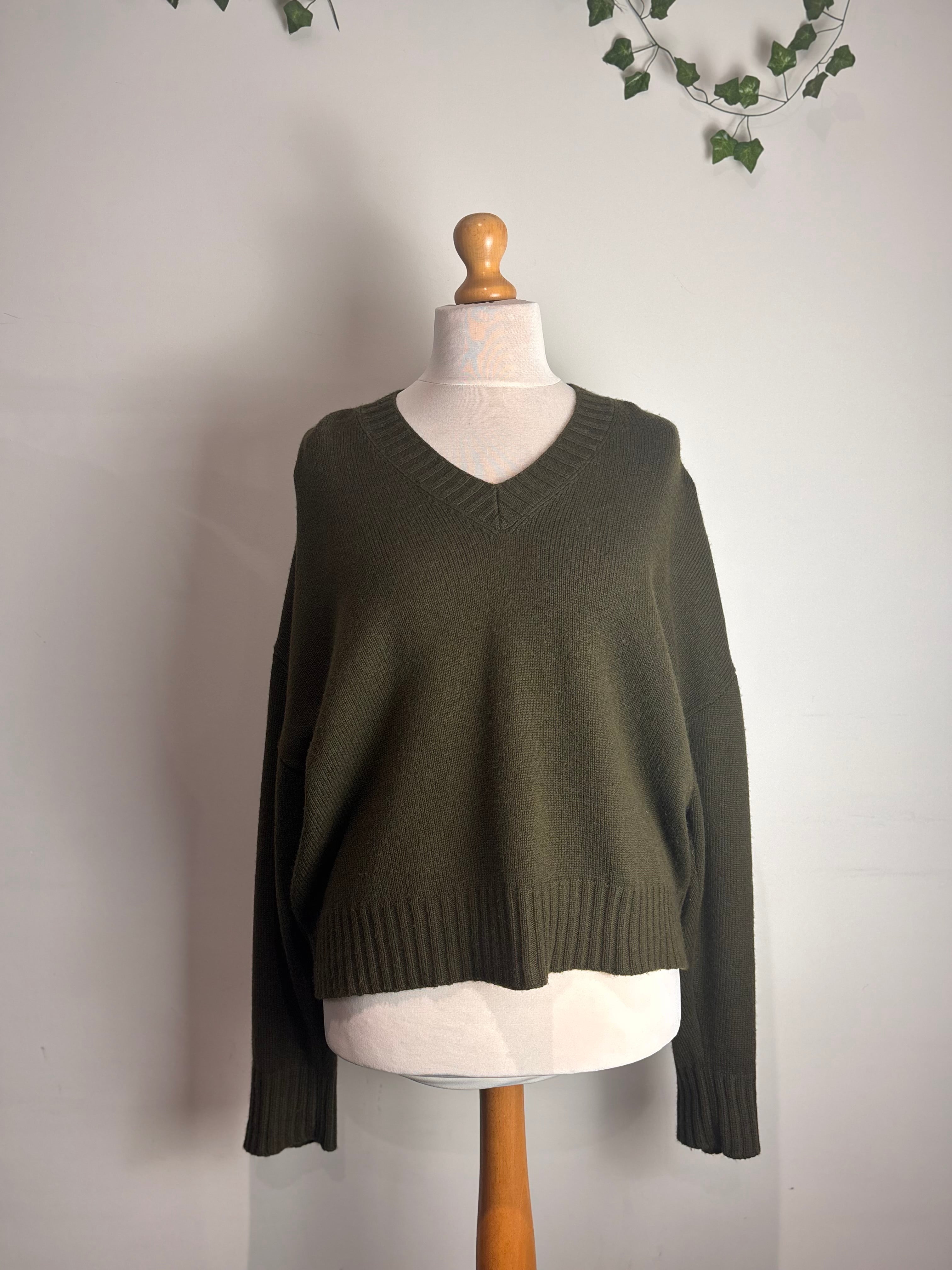 NOMAD Khaki Wool Knit