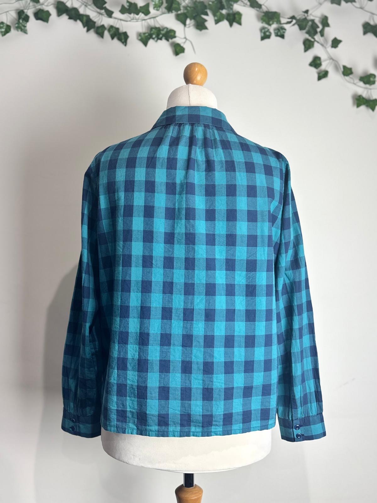 Toast Check Blouse