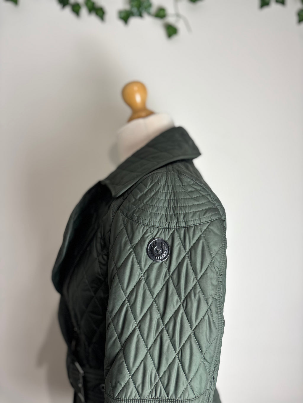 Belstaff Olive Green Quilted Jacket
