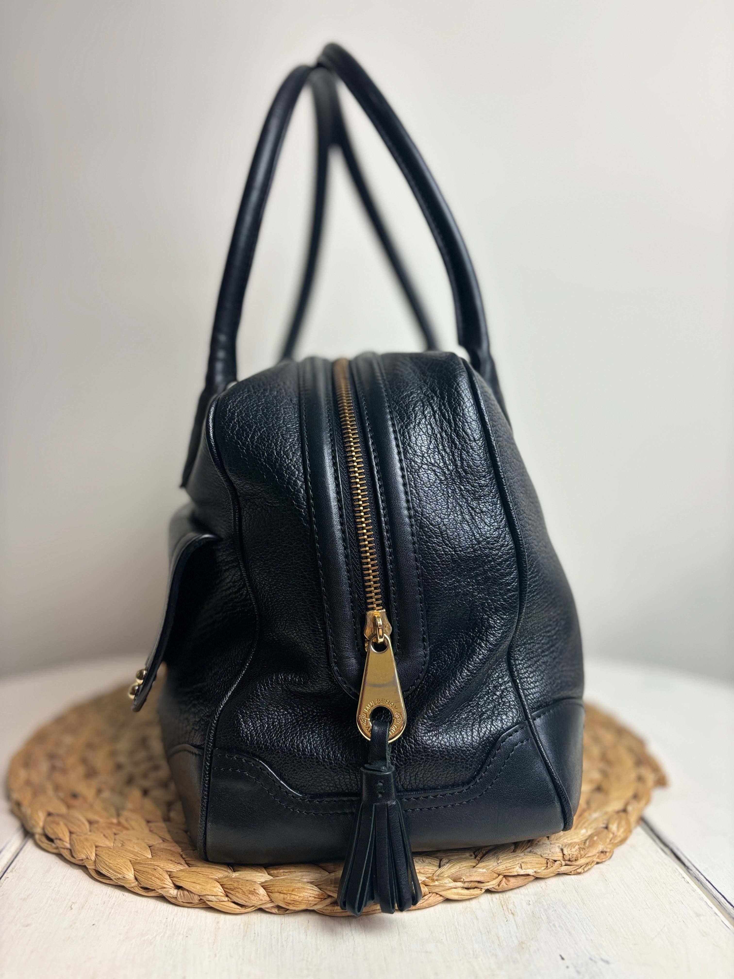 Mulberry Grosvenor Black Shoulder Bag
