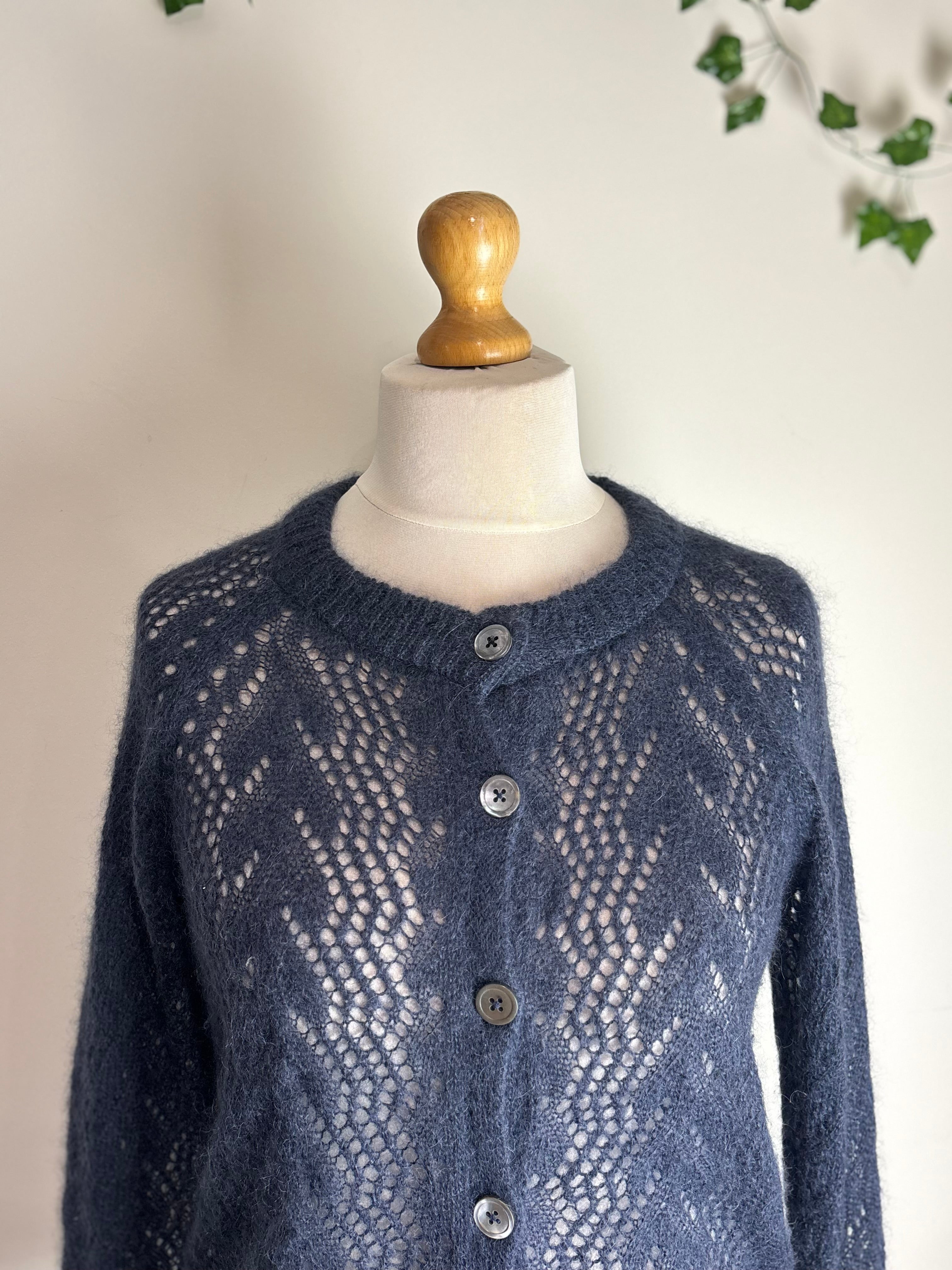 Brora Alpaca Textured Cardigan