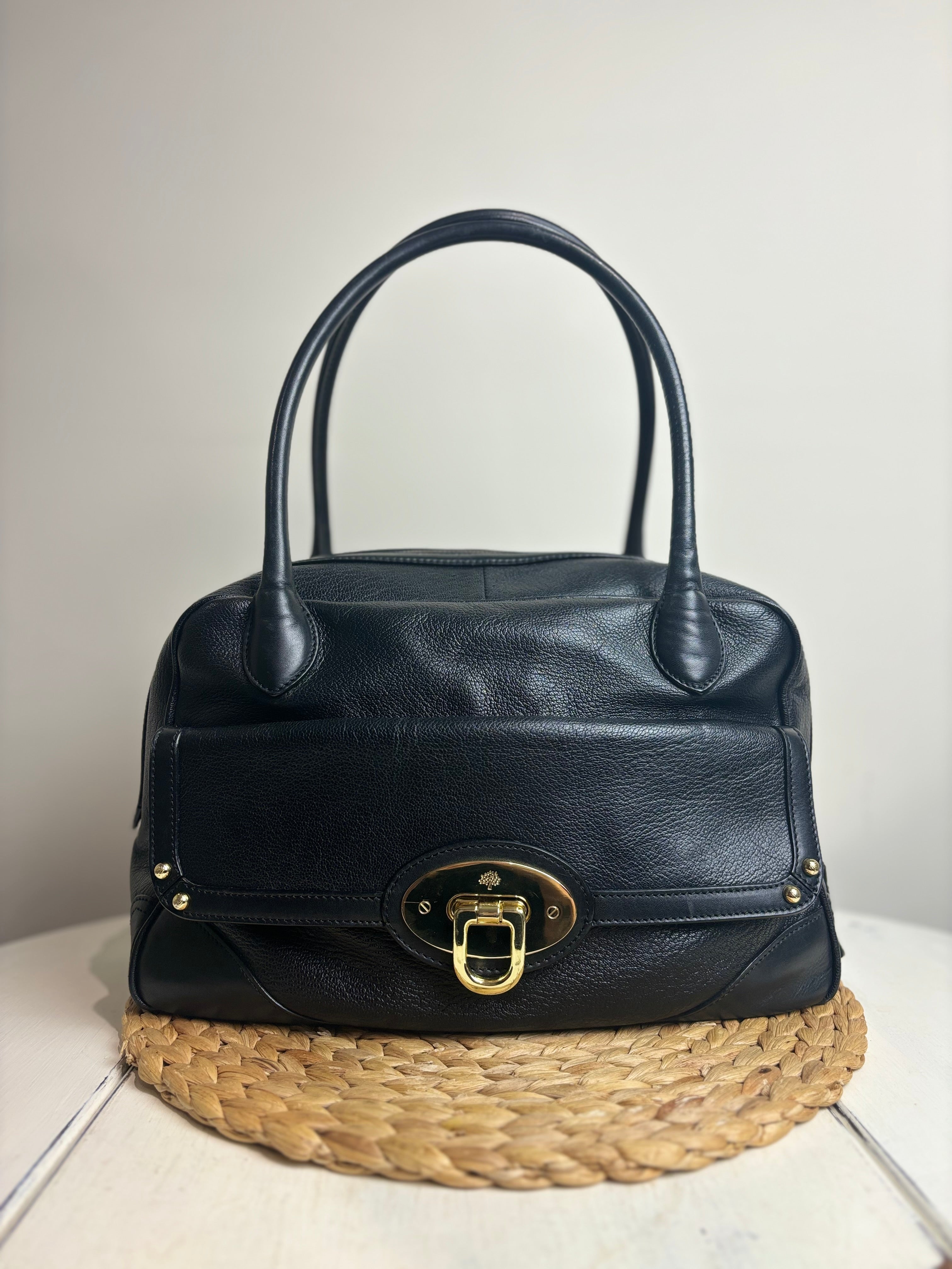 Mulberry Grosvenor Black Shoulder Bag