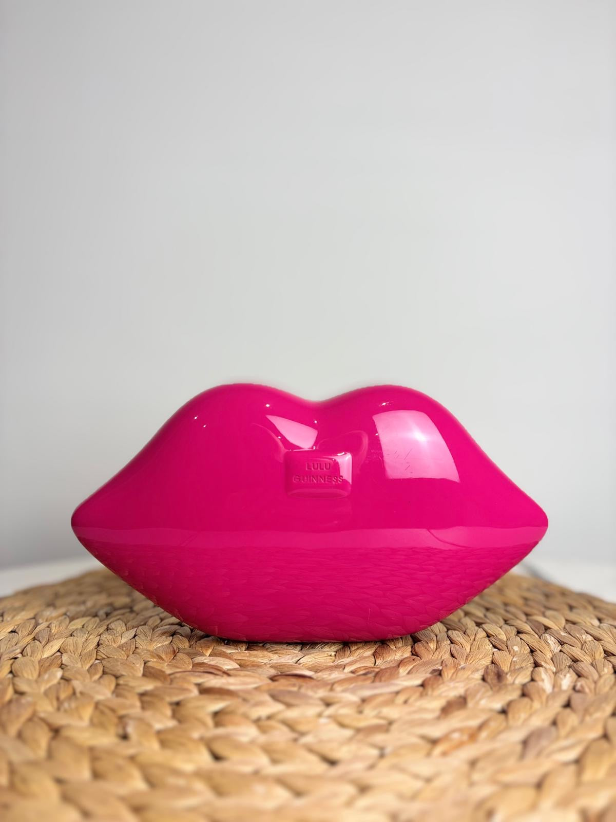 Lulu Guinness Pink Lips Clutch