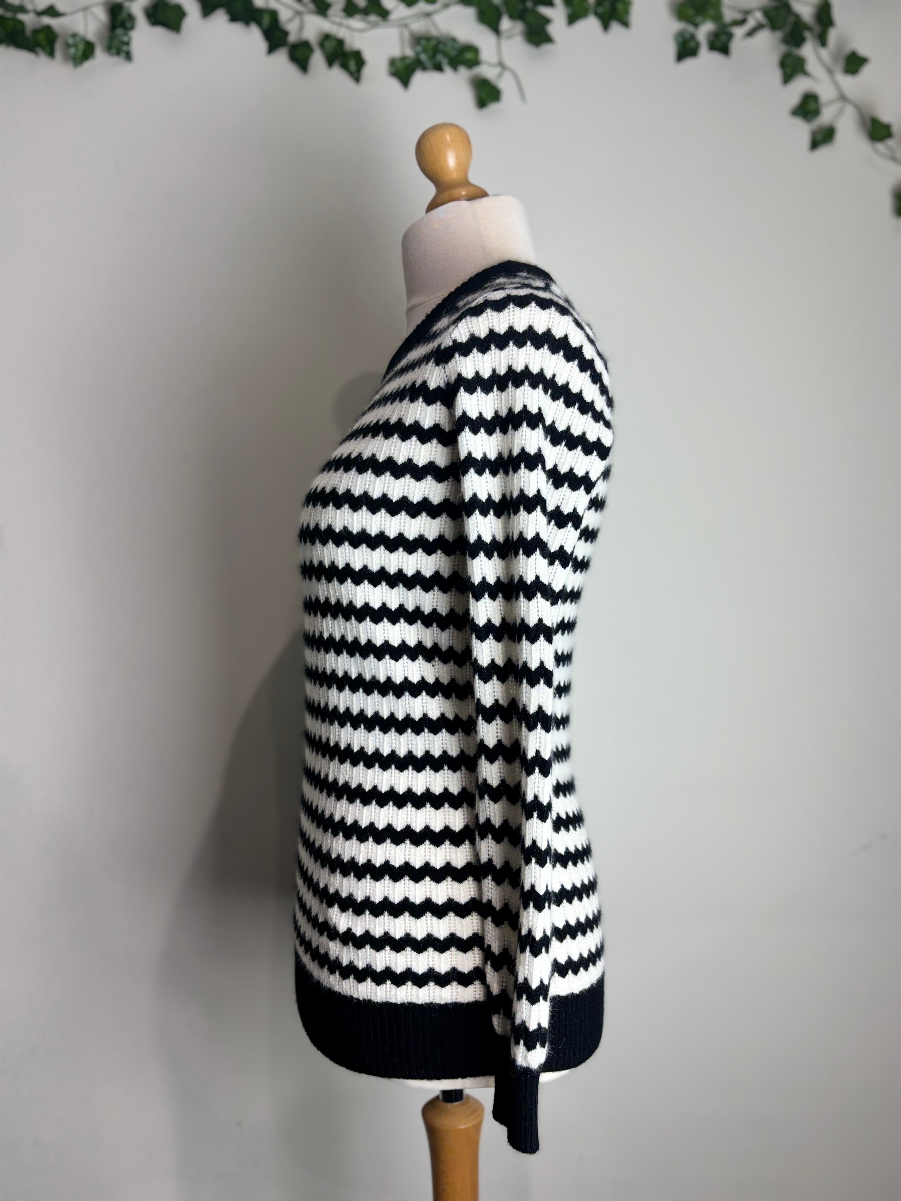 Denner Cashmere Zig-Zag Knit