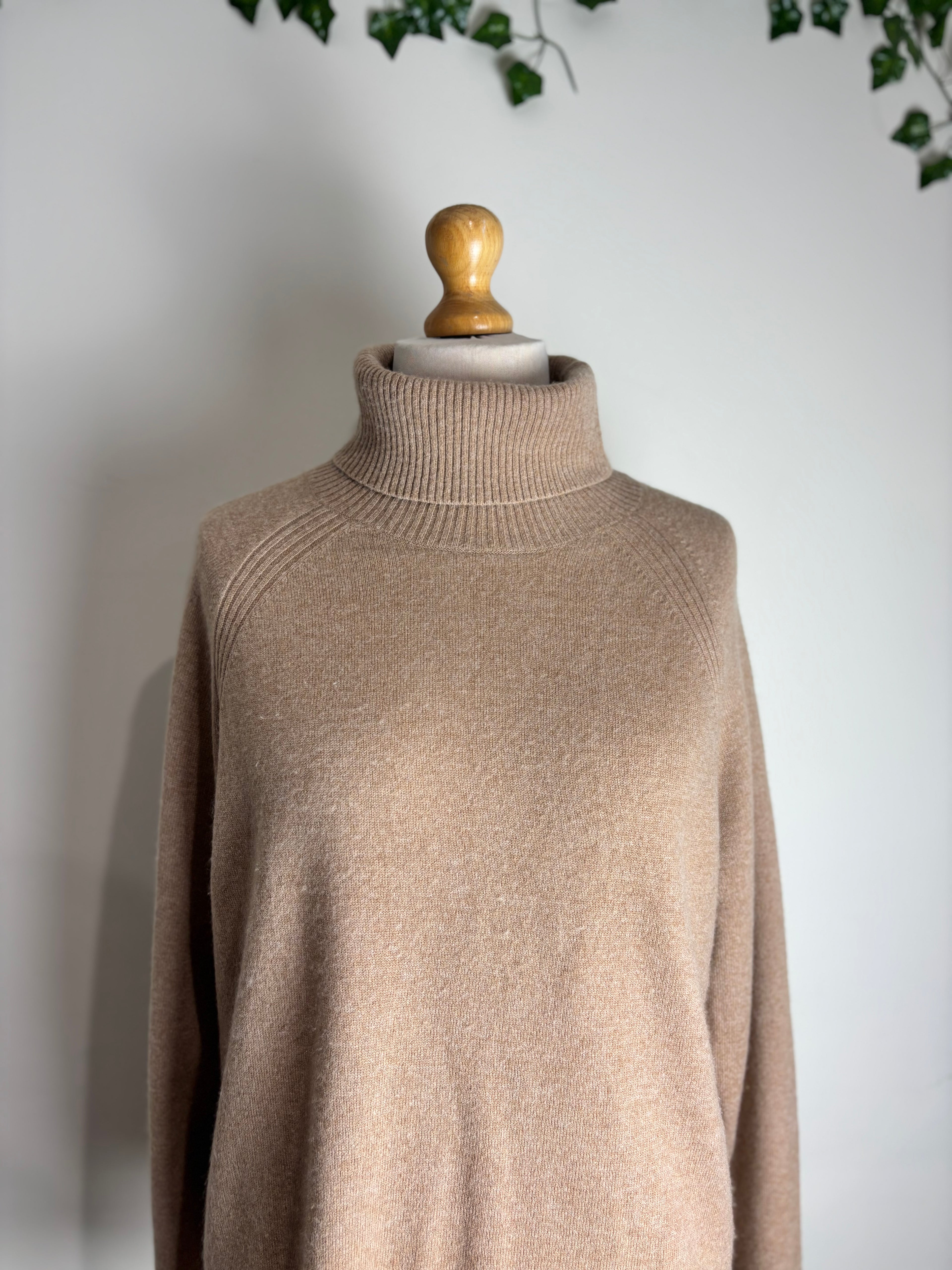 Whistles Oatmeal Cashmere Rollneck