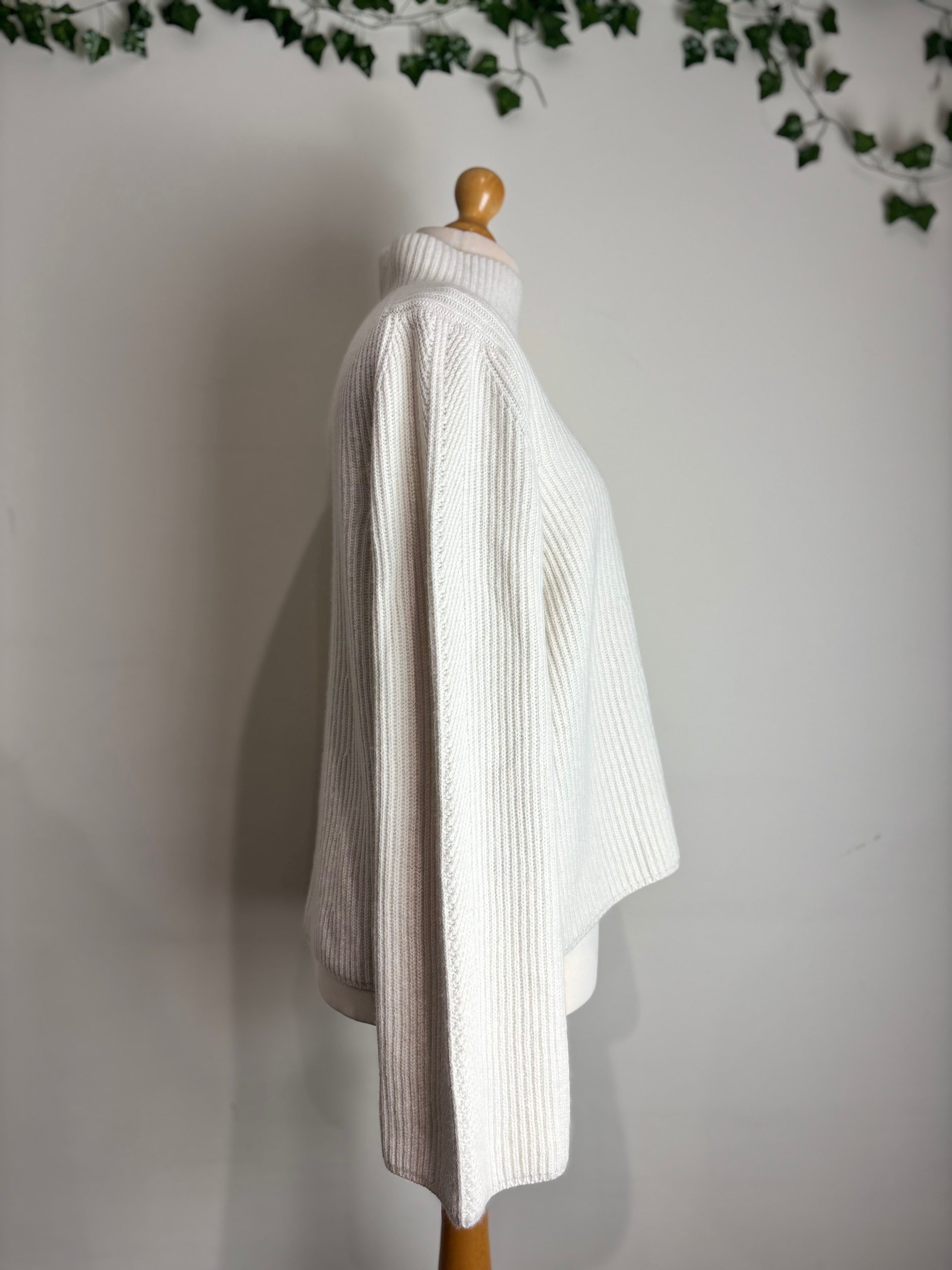 ME+EM Cream Chunky Rib Jumper