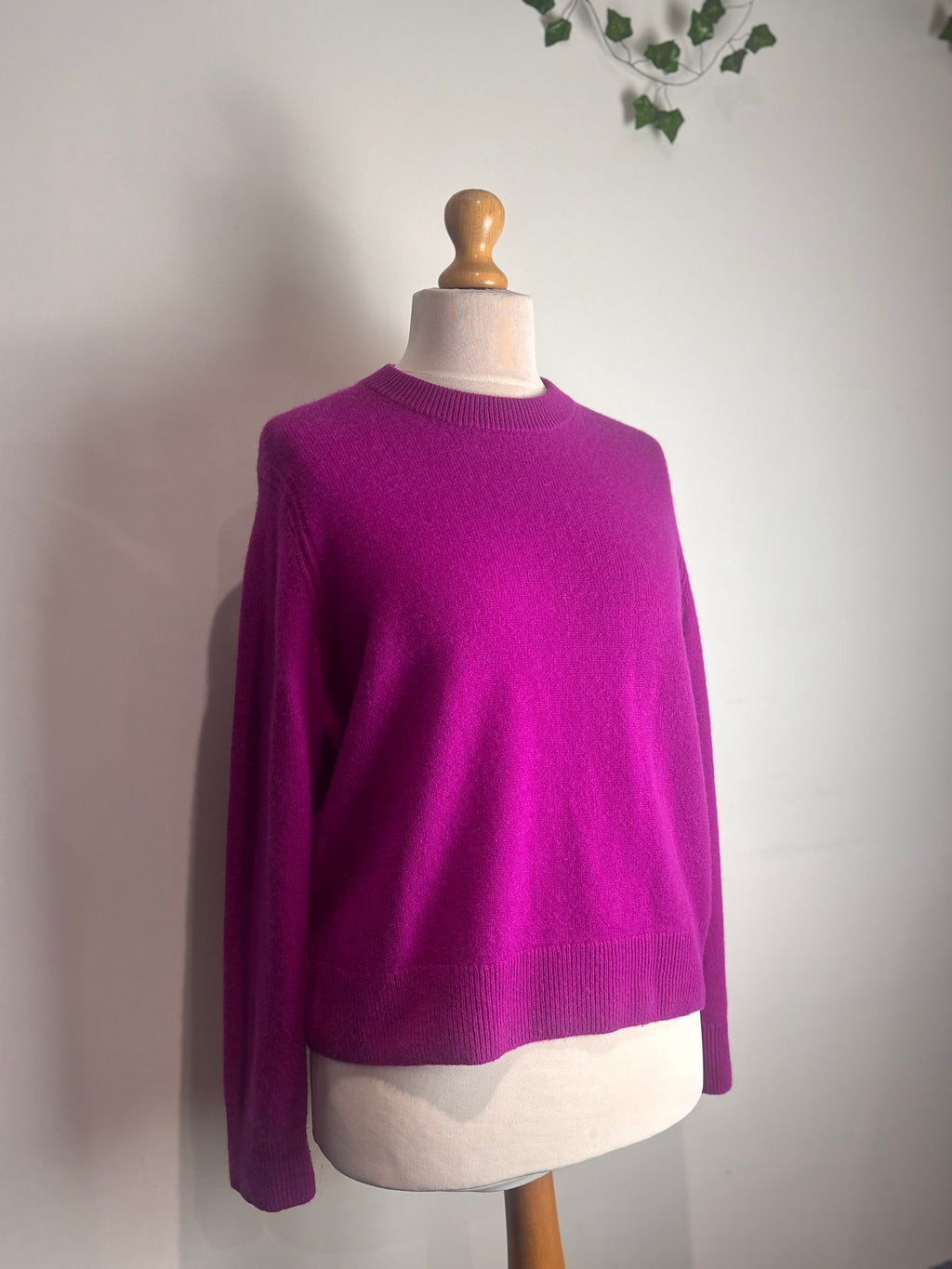 COS Fuchsia Cashmere Jumper