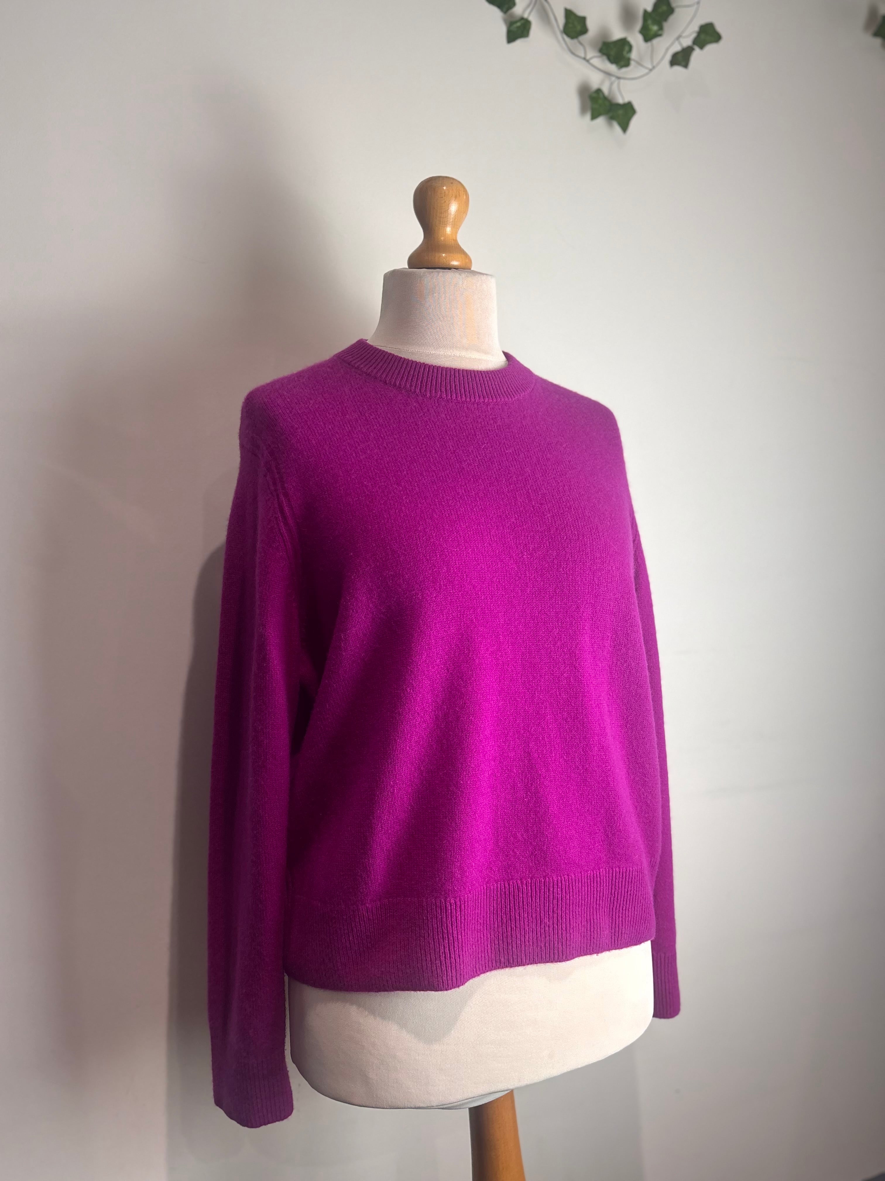 COS Fuchsia Cashmere Jumper