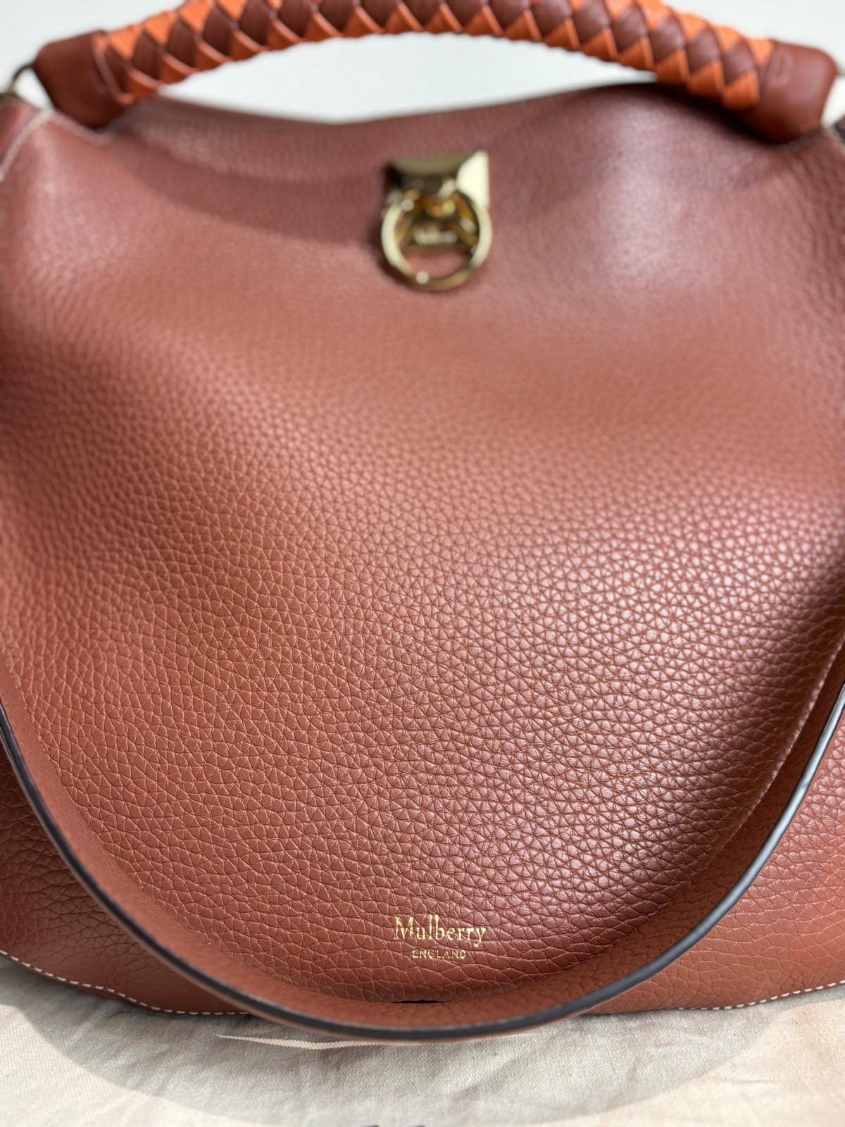 Mulberry Oak Iris Hobo Handbag