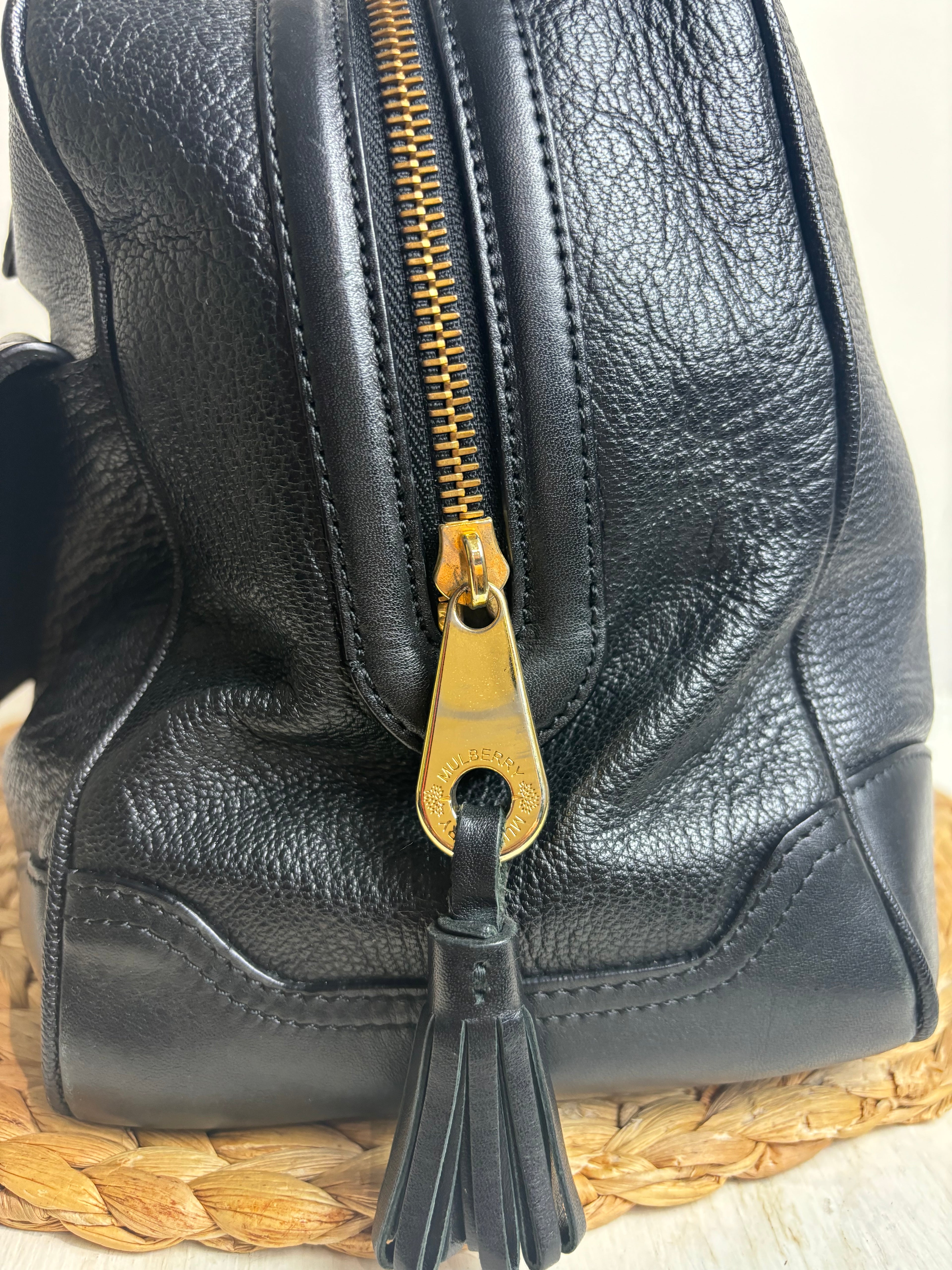 Mulberry Grosvenor Black Shoulder Bag