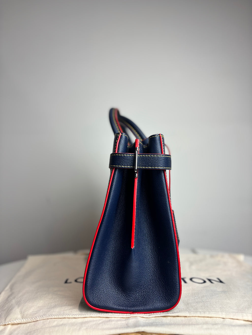 Louis Vuitton Navy Epi Twist Tote