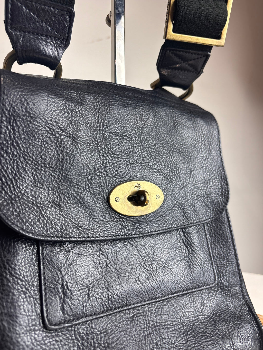 Mulberry Antony Messenger Satchel (Dark Brown Leather)