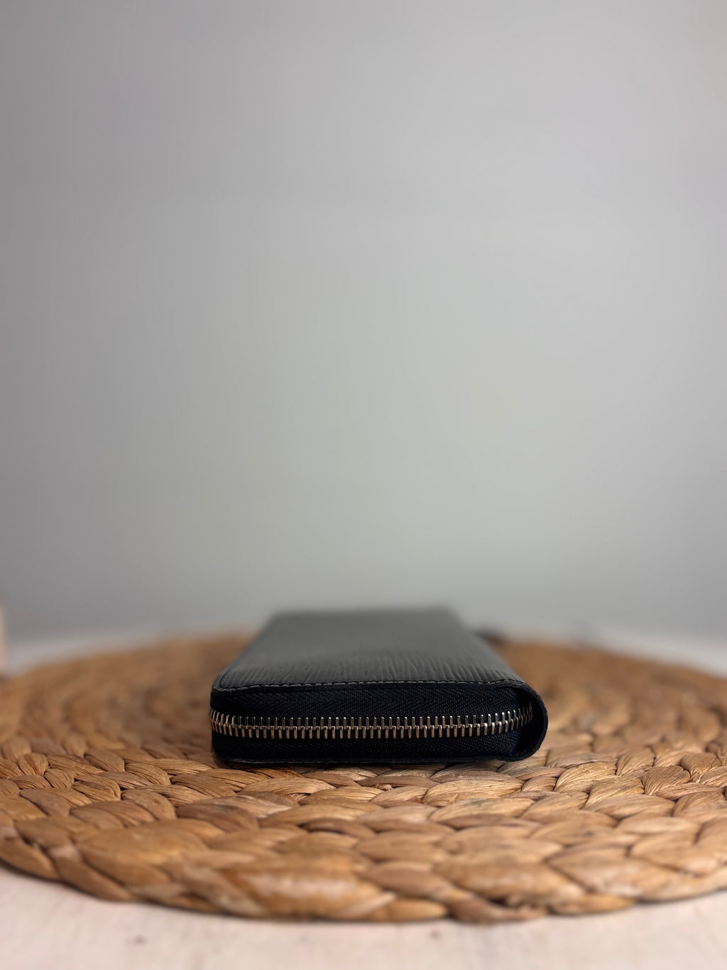 Louis Vuitton Zippy Wallet (Black Epi Leather)