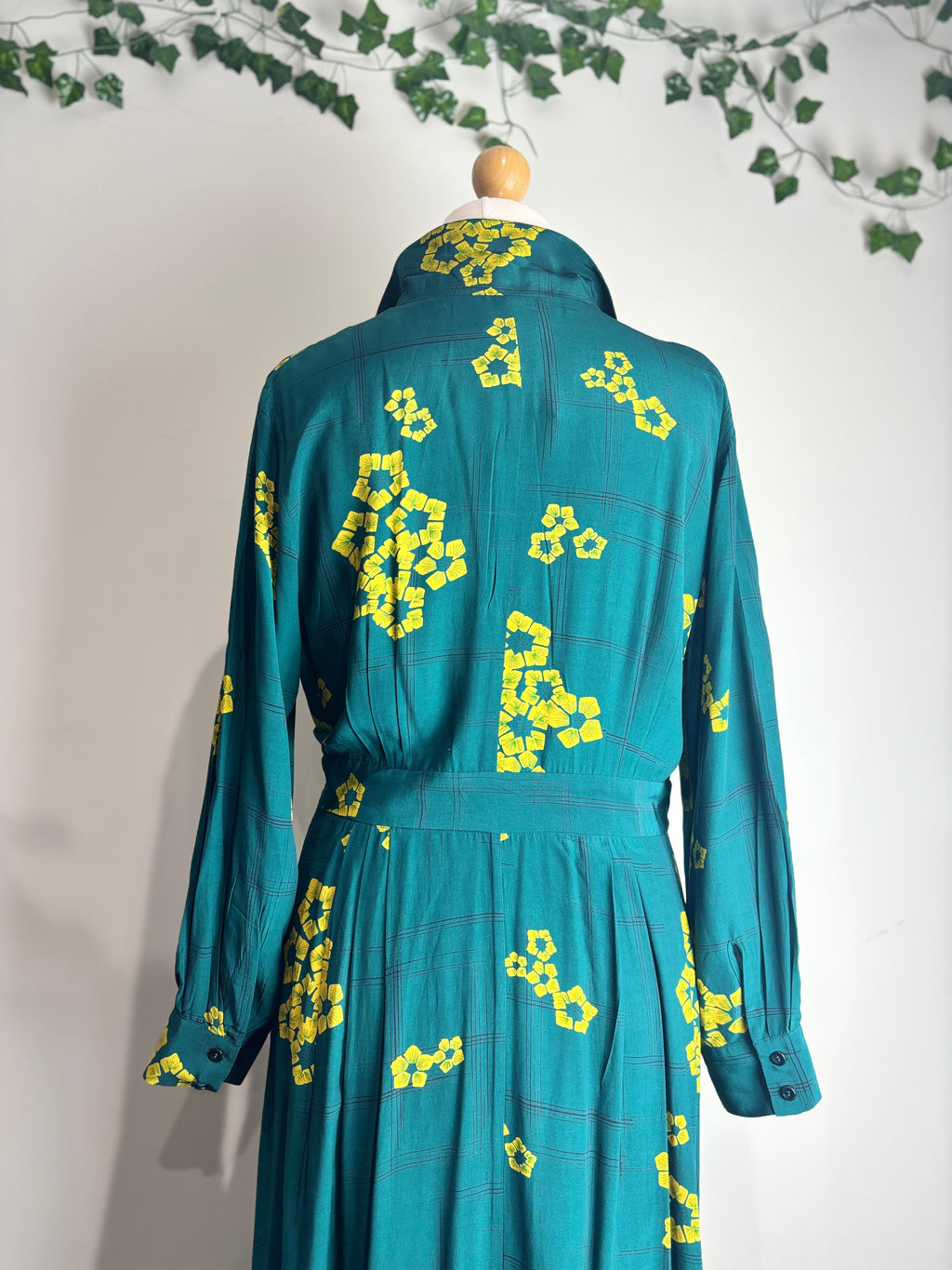 Toast Crosshatch Floral Print Wrap Dress