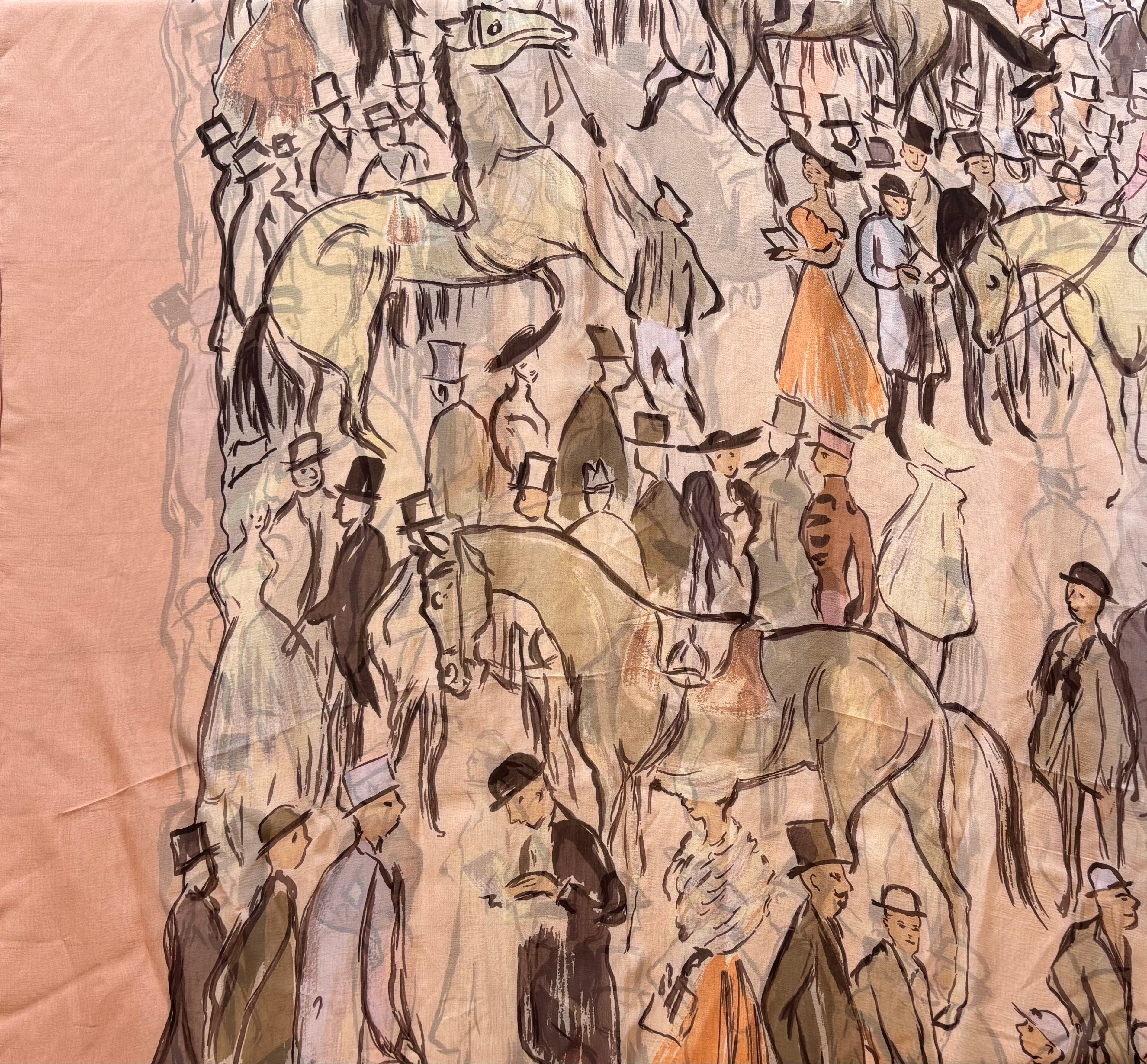 Hermes Large Silk Square Scarf