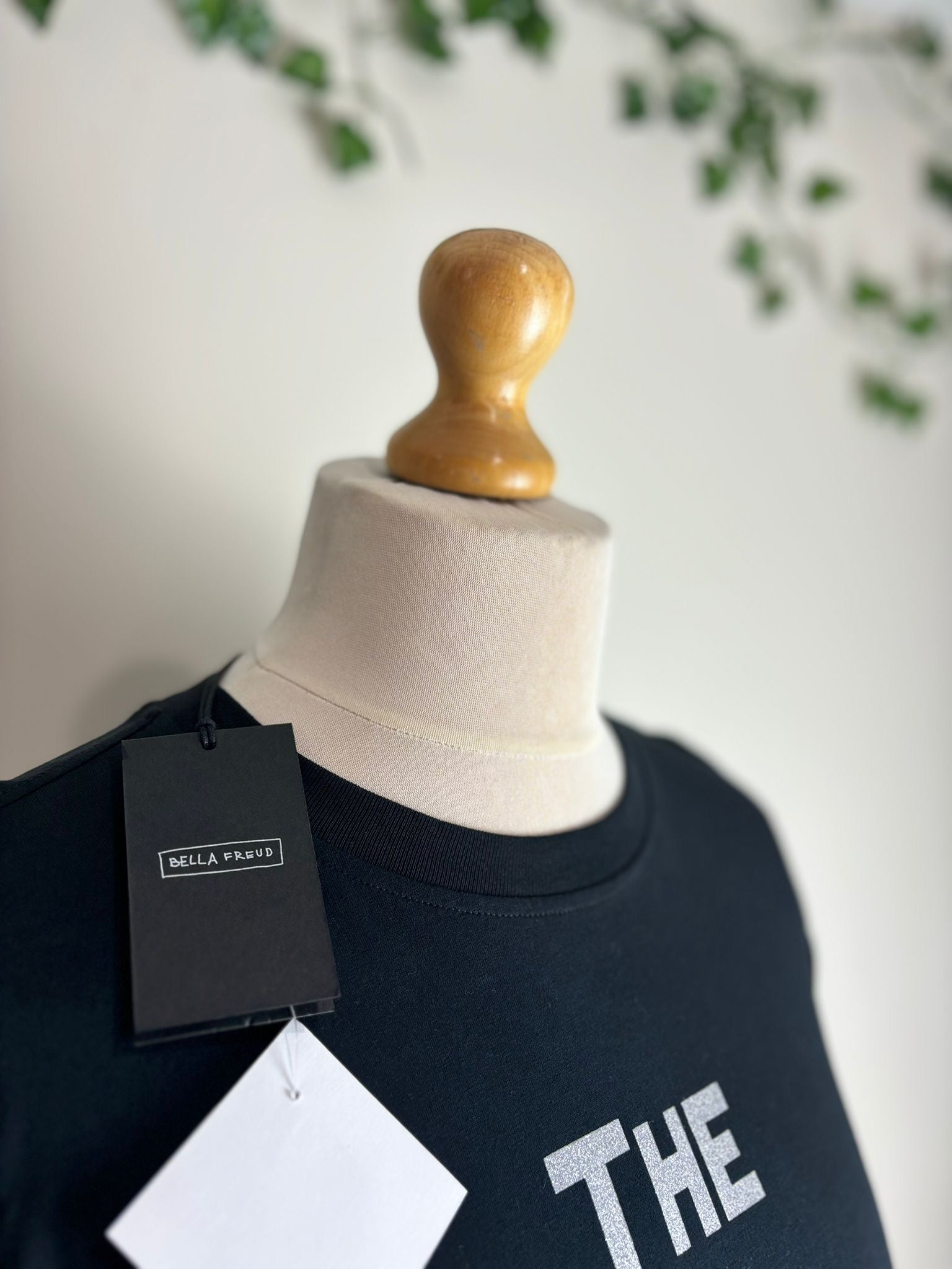 Bella Freud Black Jersey Top