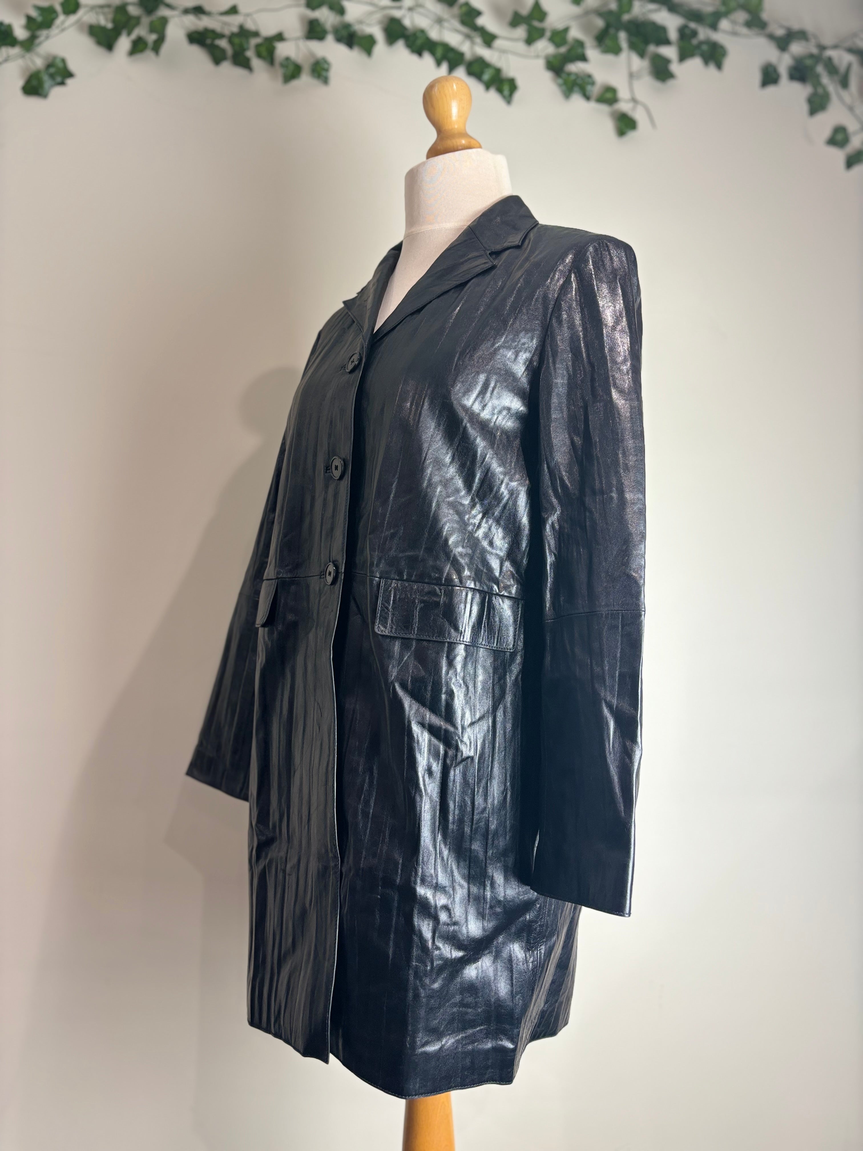 Zara Black Leather Jacket