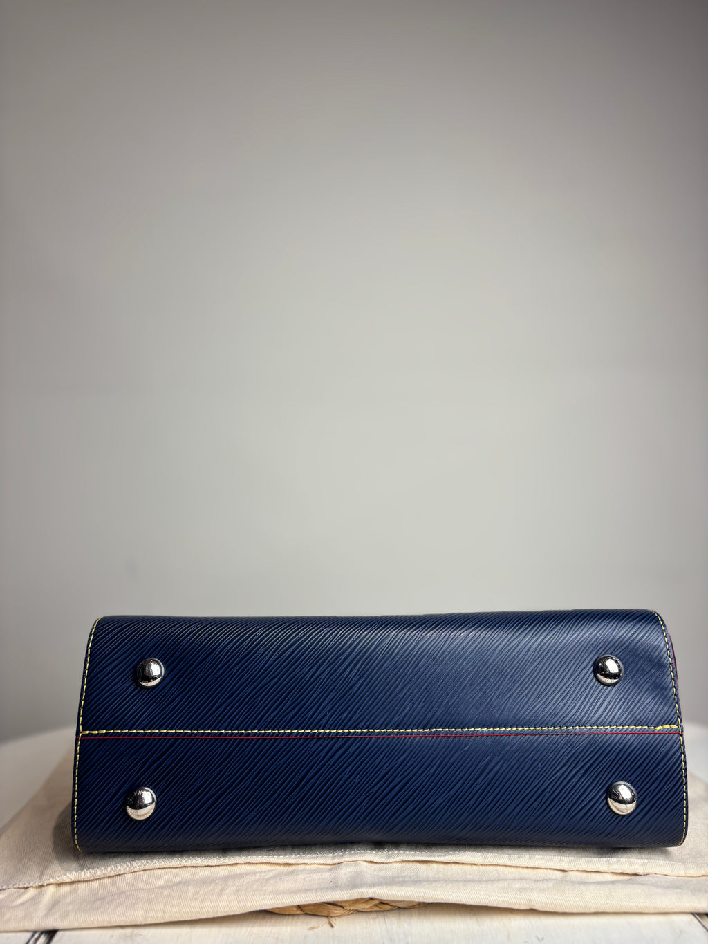 Louis Vuitton Navy Epi Twist Tote
