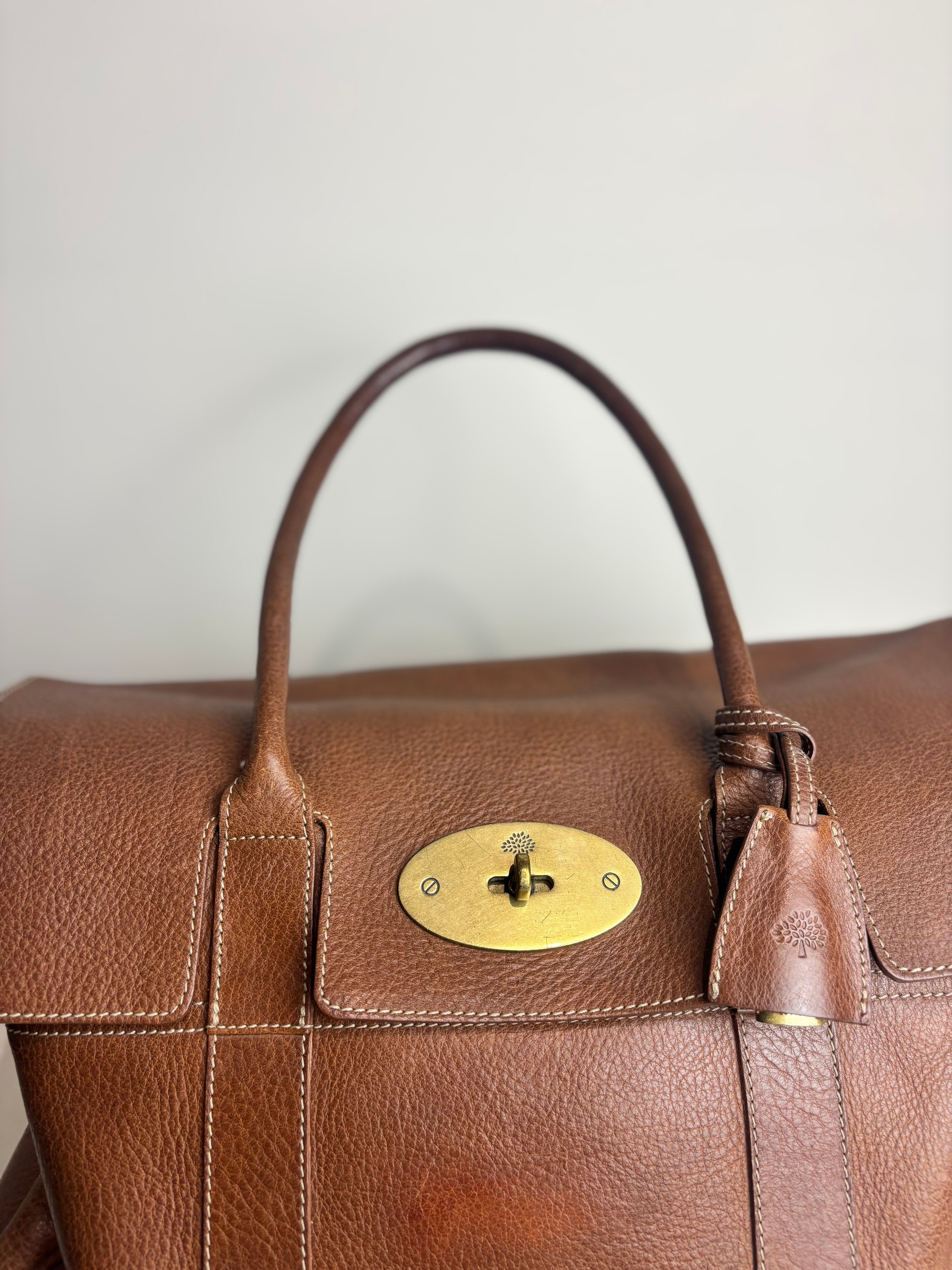 Mulberry Classic Heritage Bayswater in Oak Natural Leather