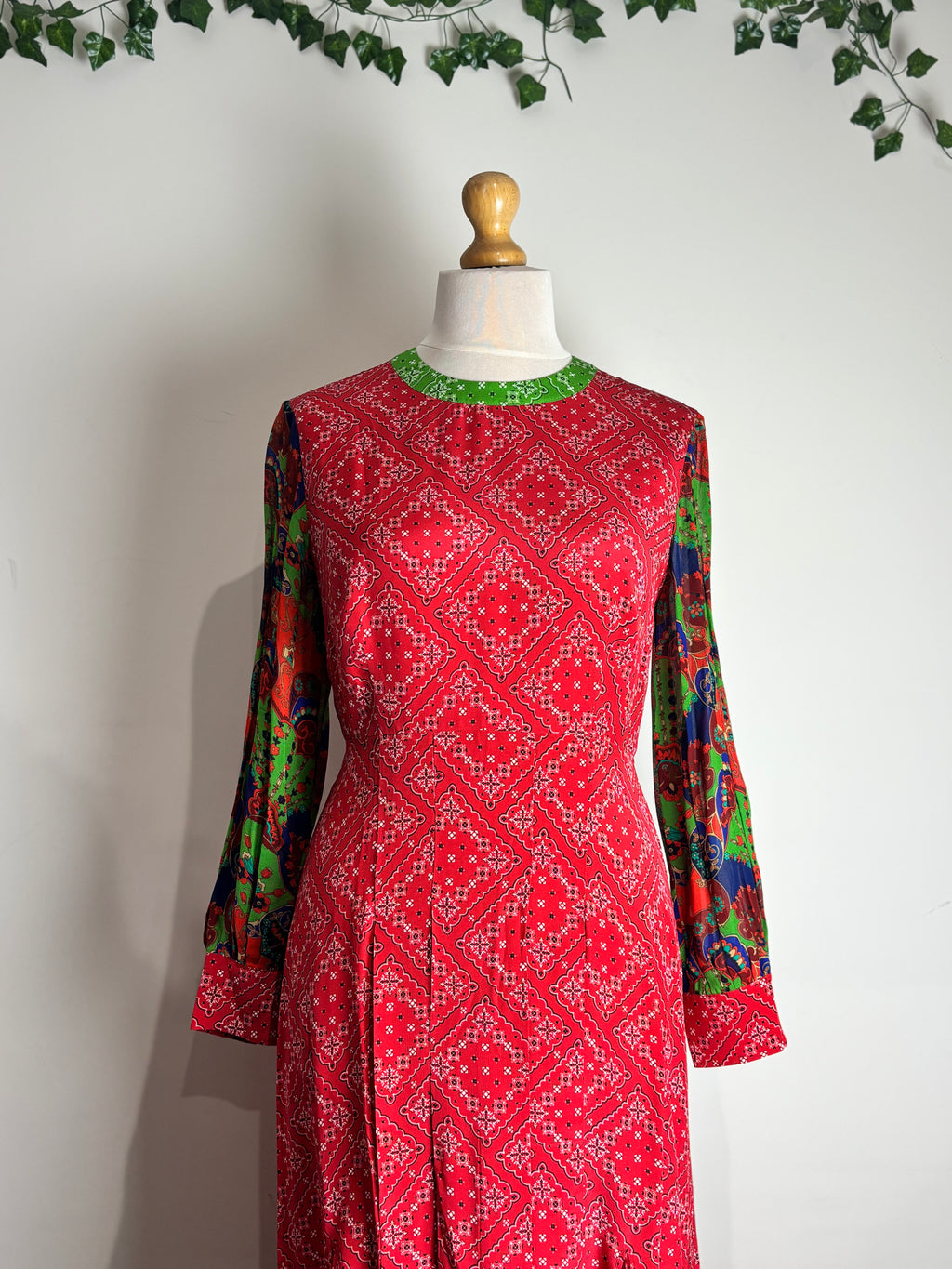 RIXO Emma Printed Silk Crepe de Chine Dress