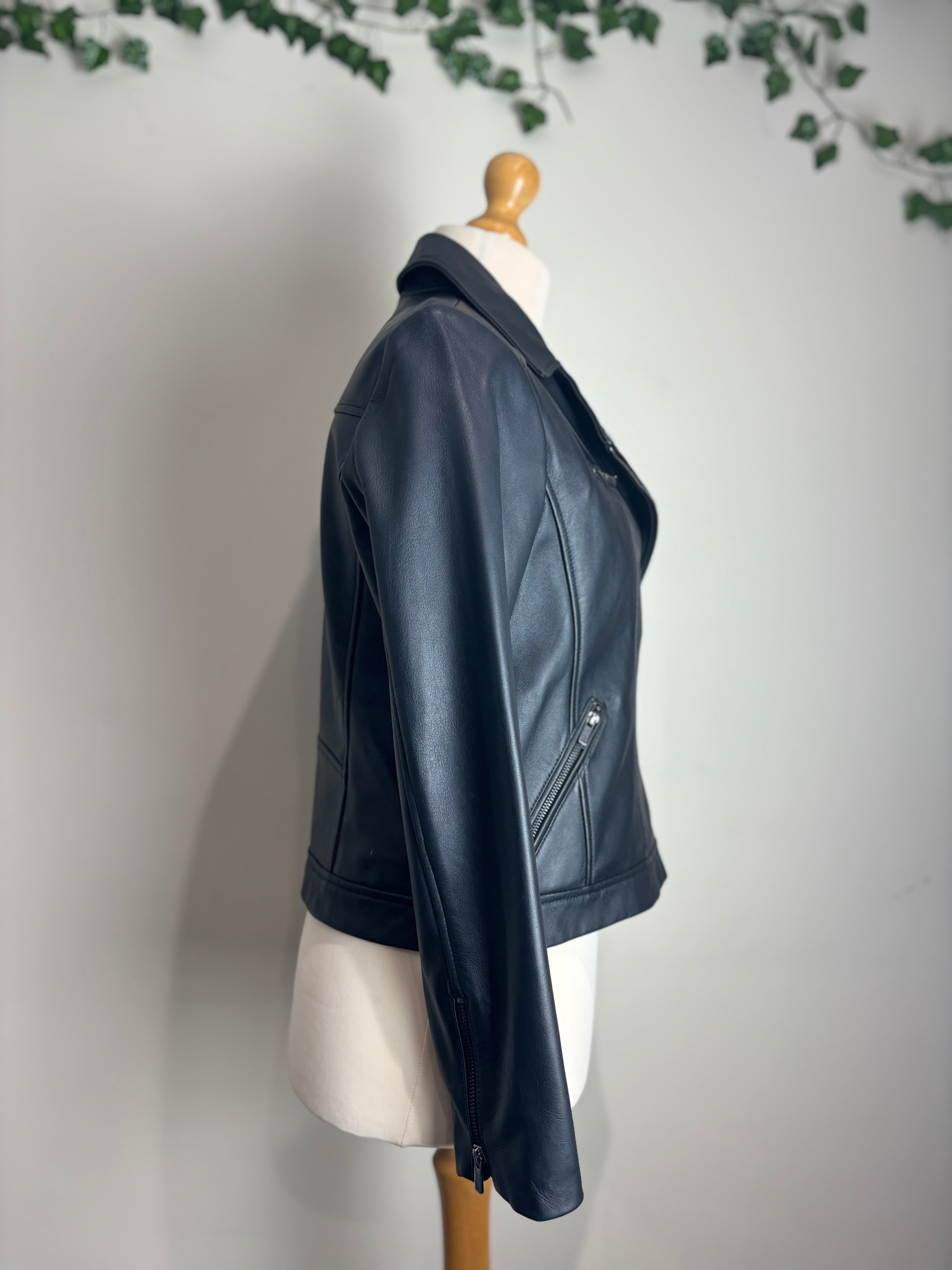 Hobbs Black Leather Jacket