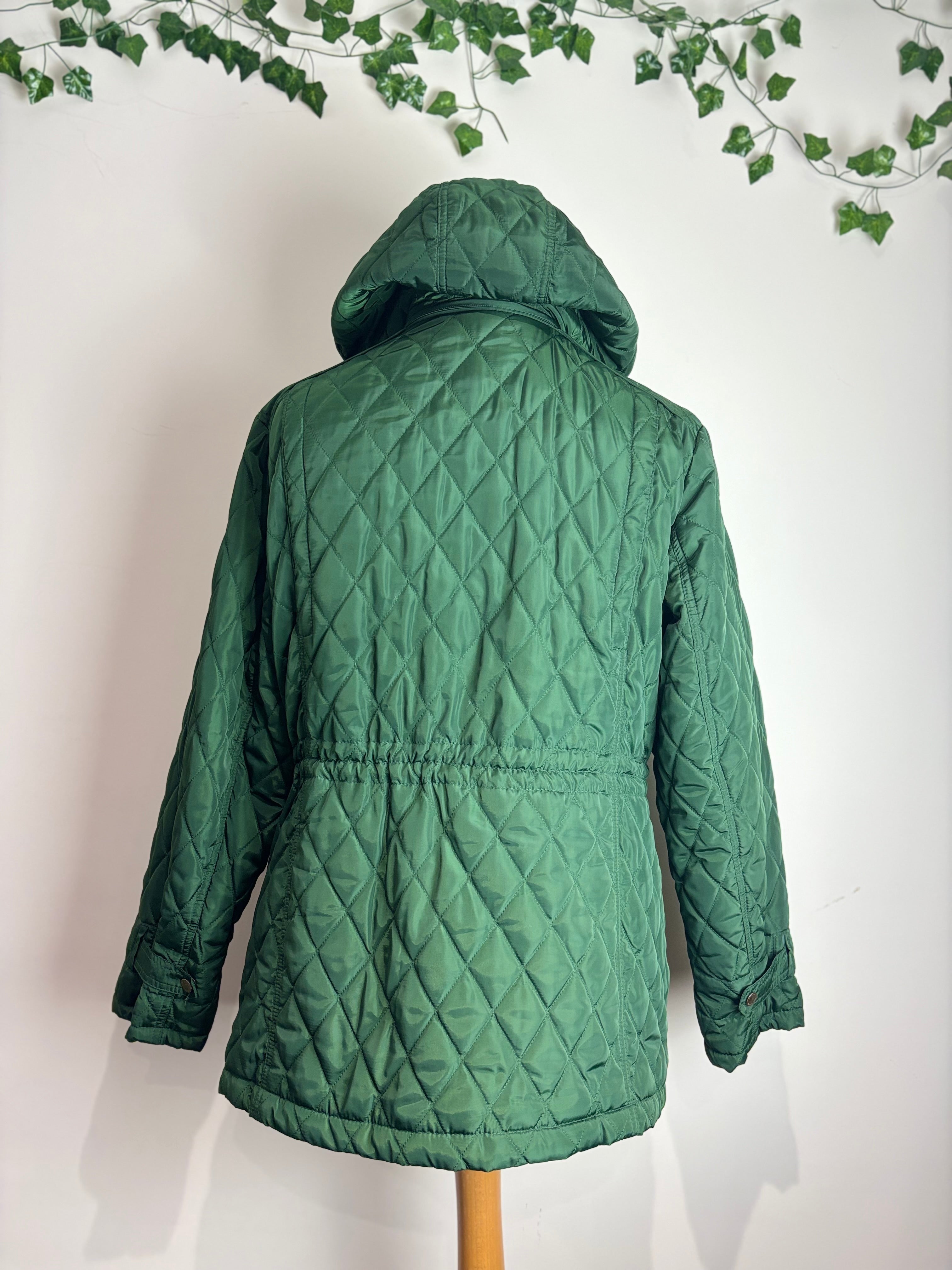 Michael Kors Winter Green Quilted Coat