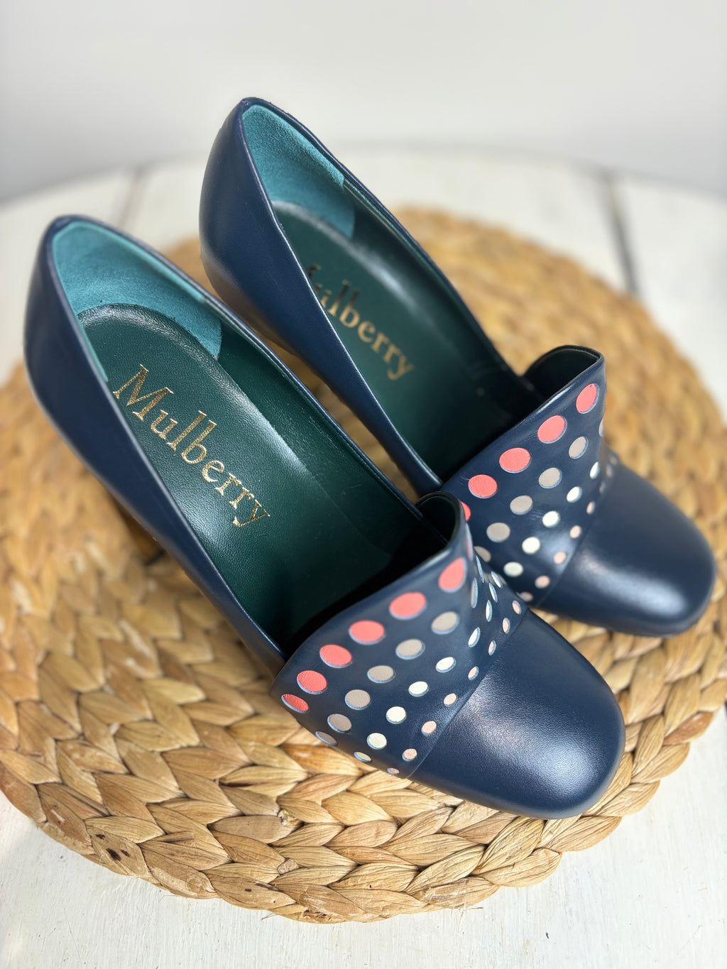 Mulberry Opera Polka Heels