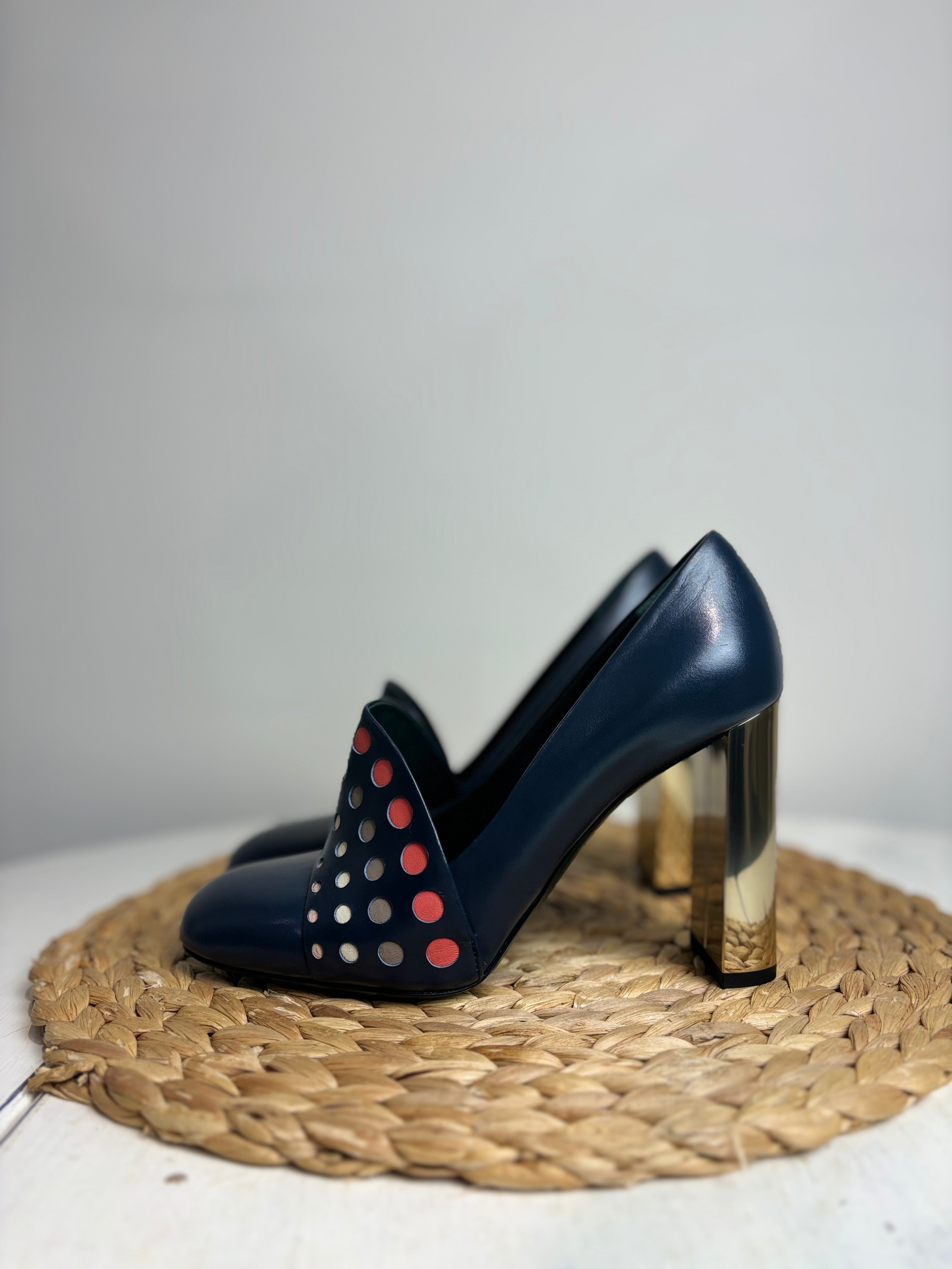 Mulberry Opera Polka Heels