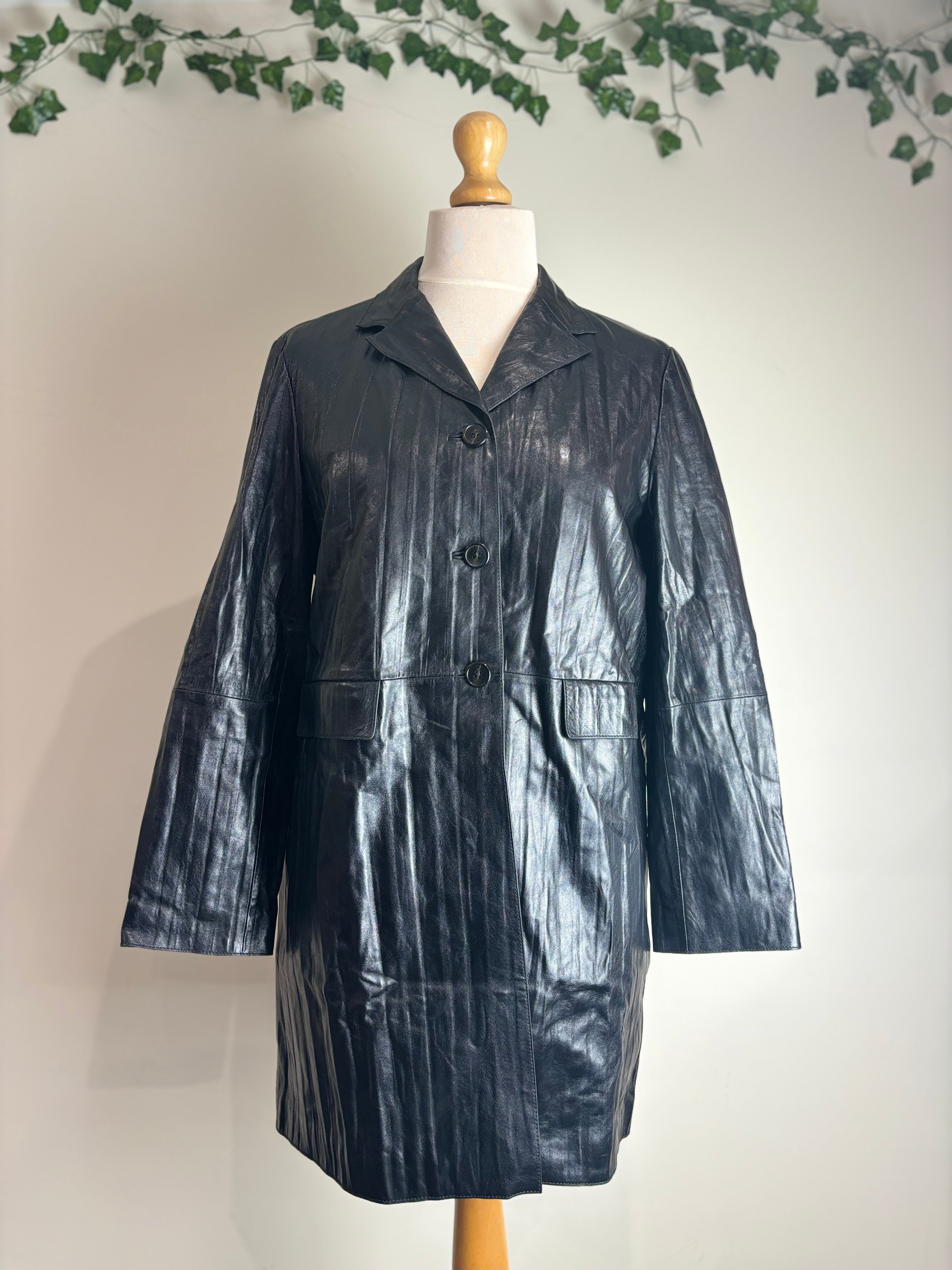 Zara Black Leather Jacket