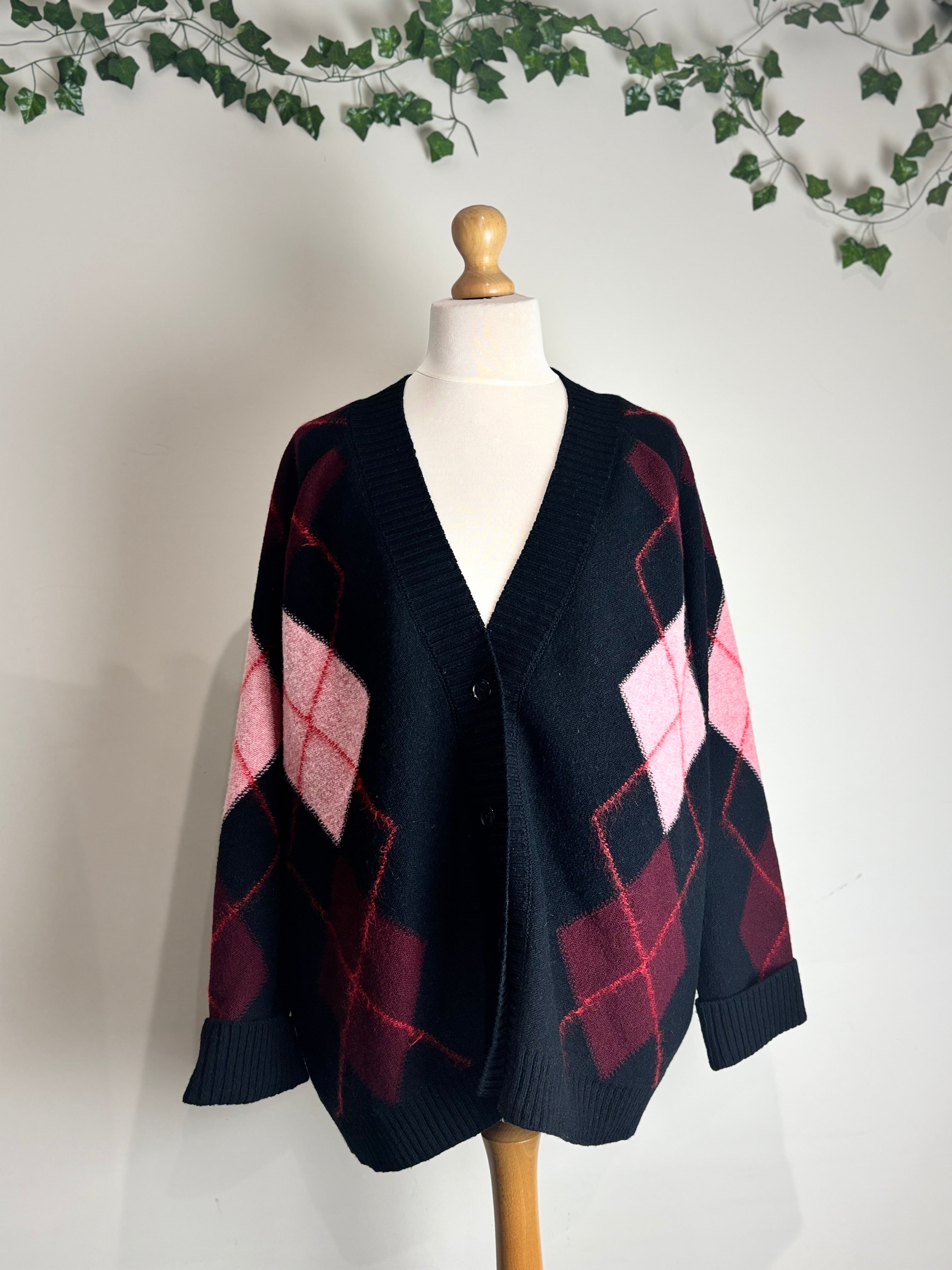 Molly Goddard Argyle Lambswool & Mohair Cardigan