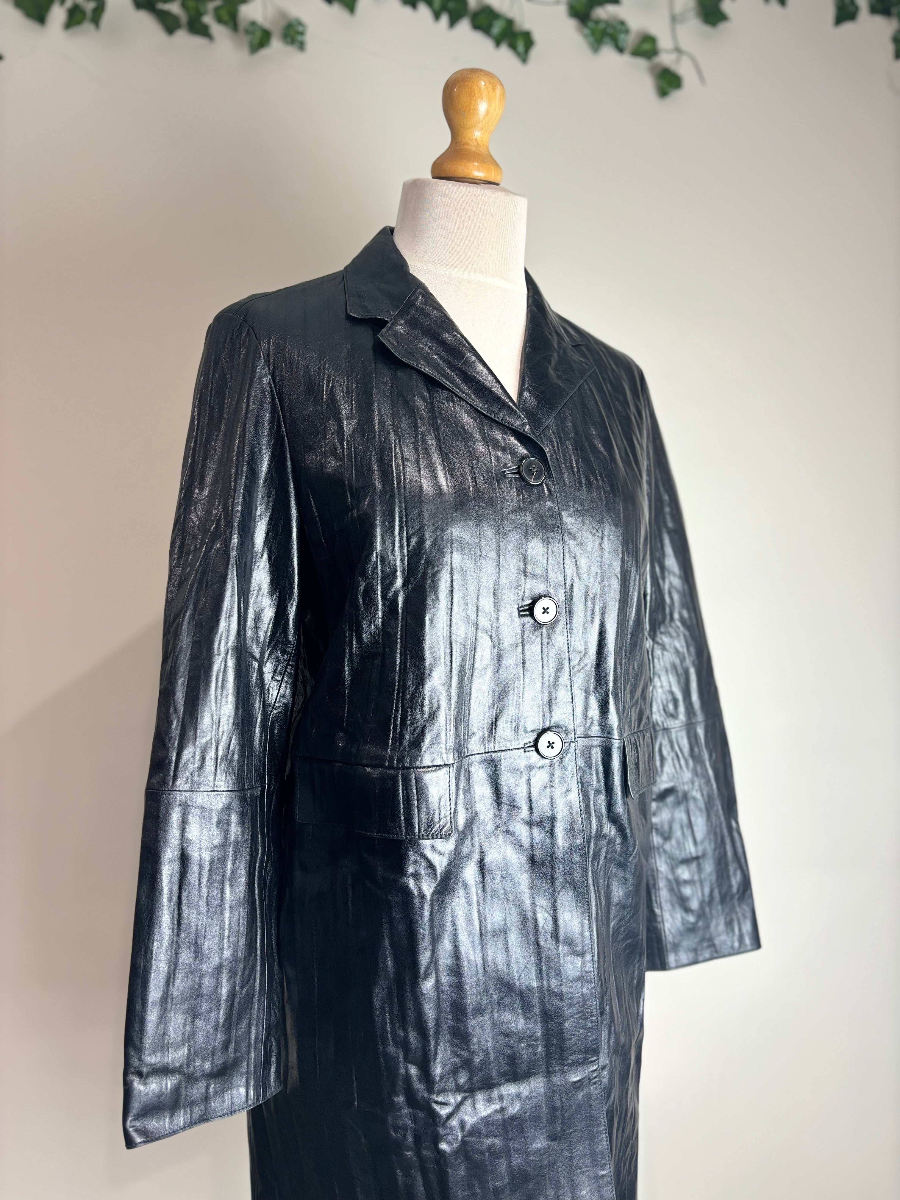 Zara Black Leather Jacket
