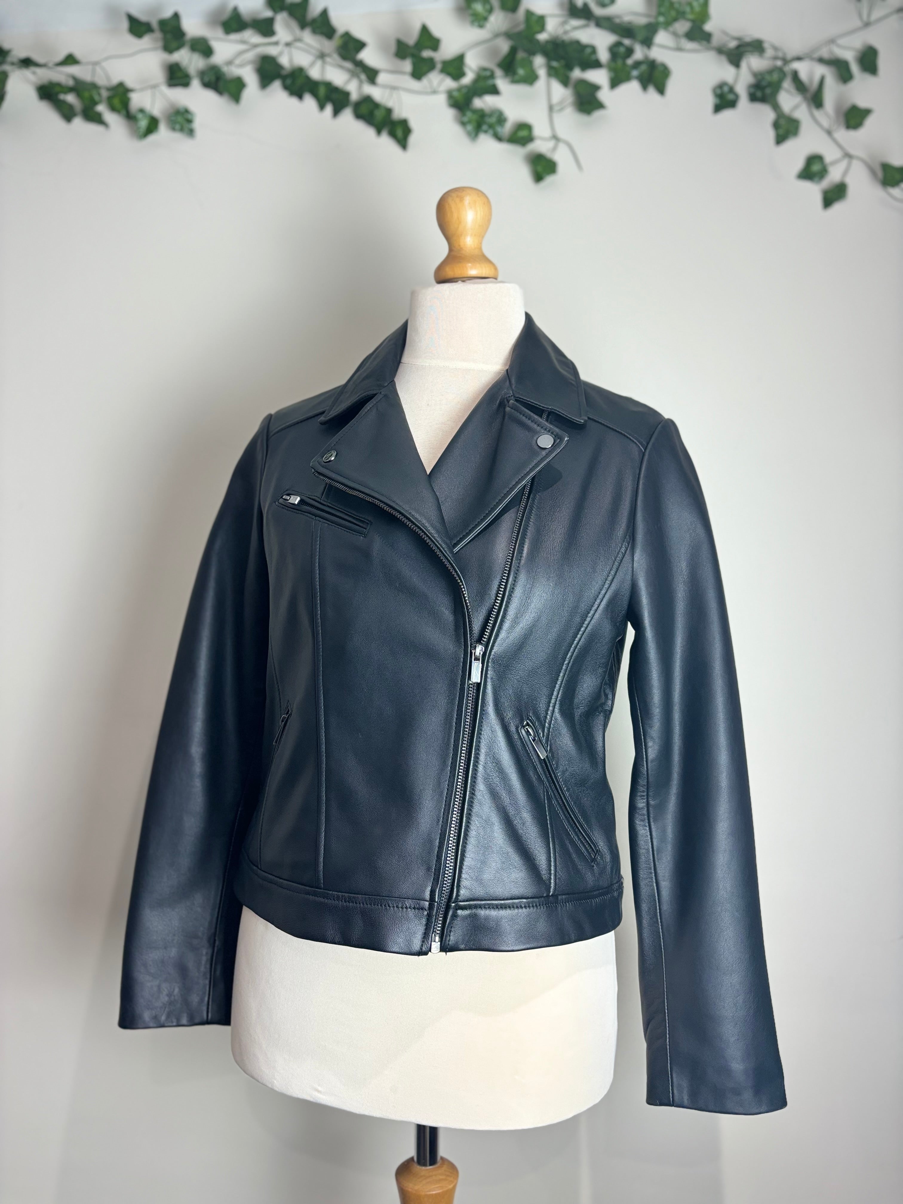 Hobbs Black Leather Jacket
