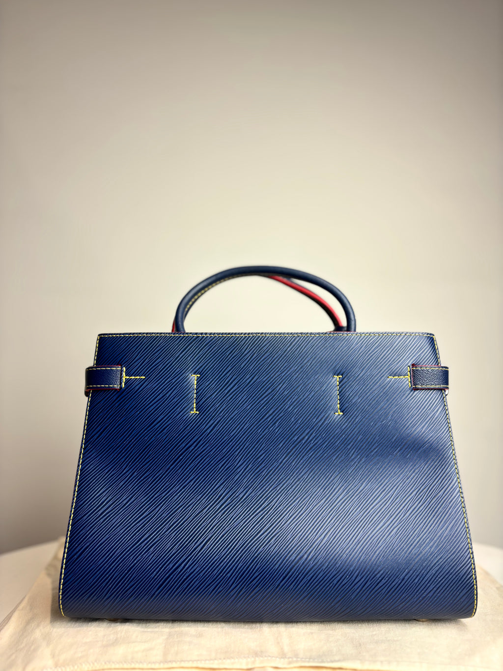 Louis Vuitton Navy Epi Twist Tote