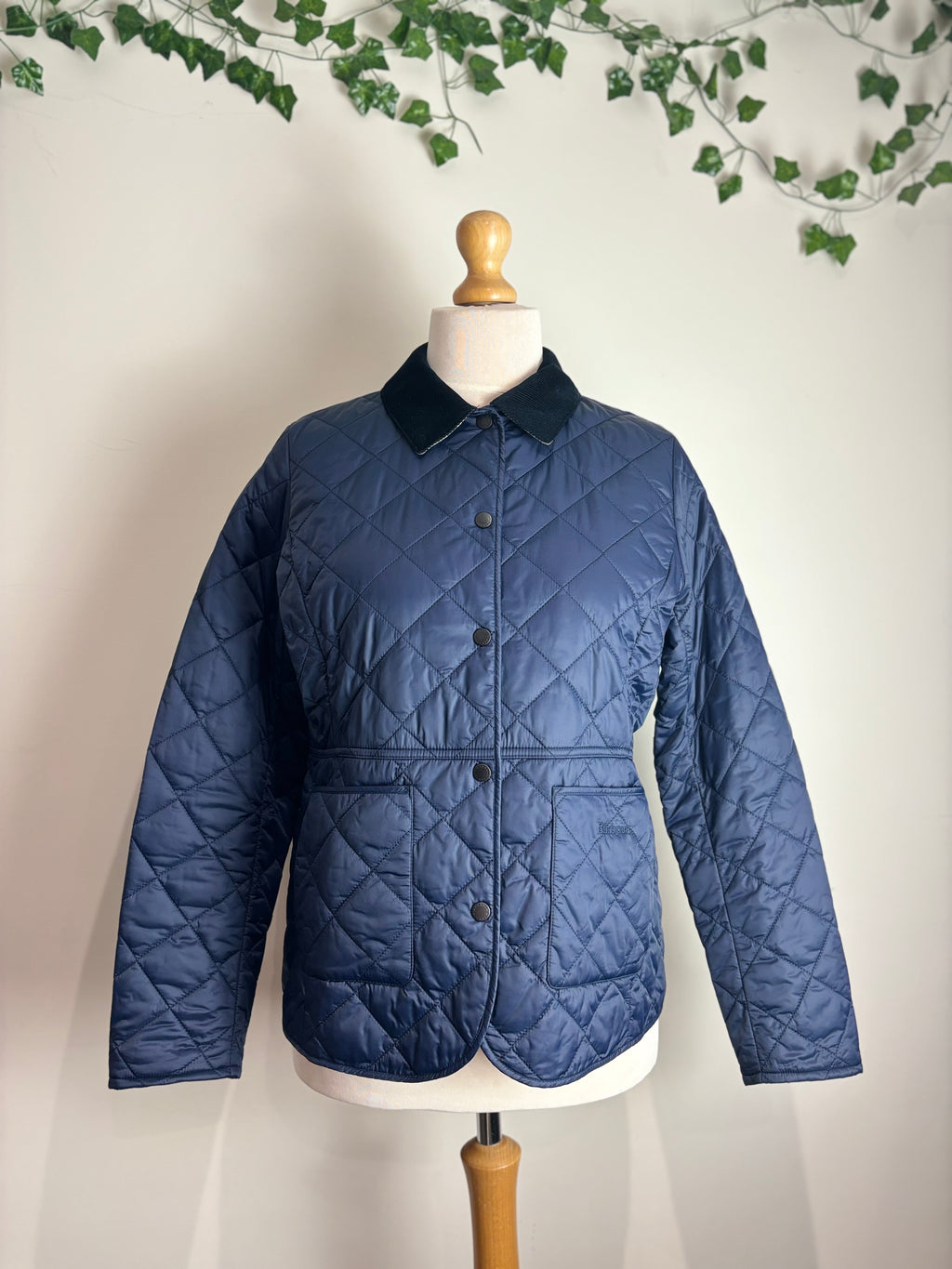 Barbour Navy Quilted Jacket