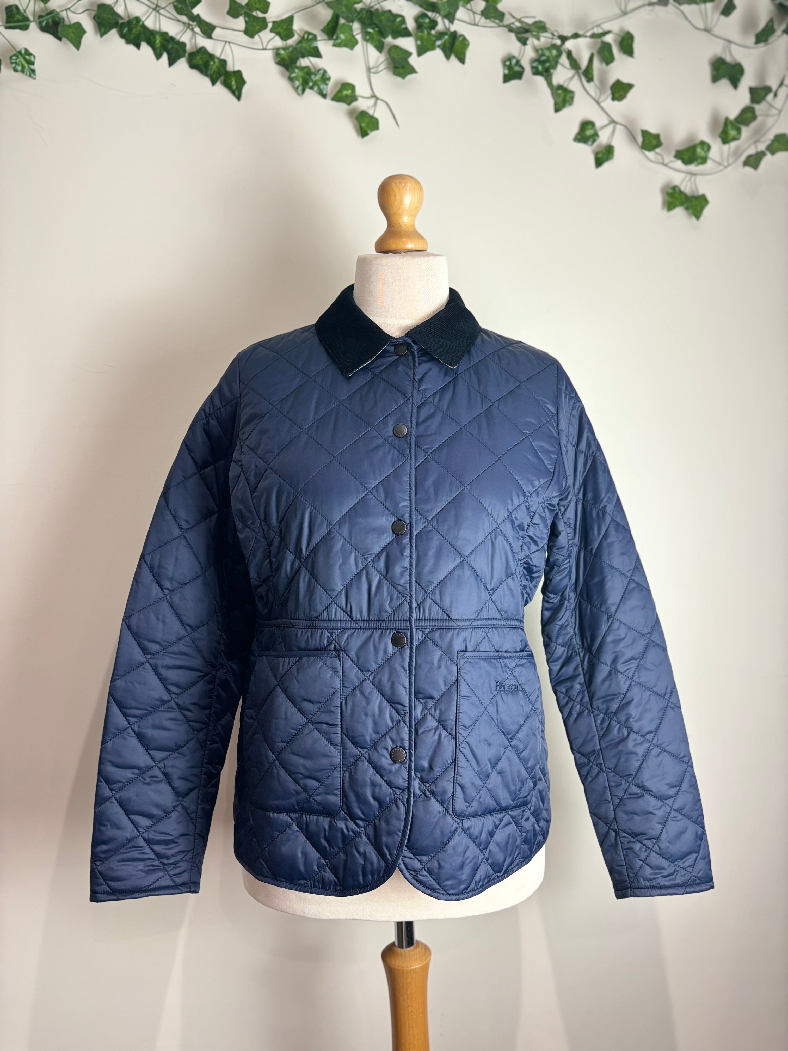 Barbour Navy Quilted Jacket
