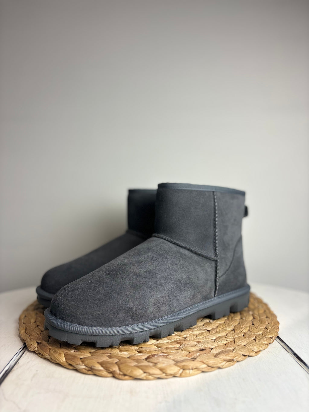 UGG Grey Mini Boots
