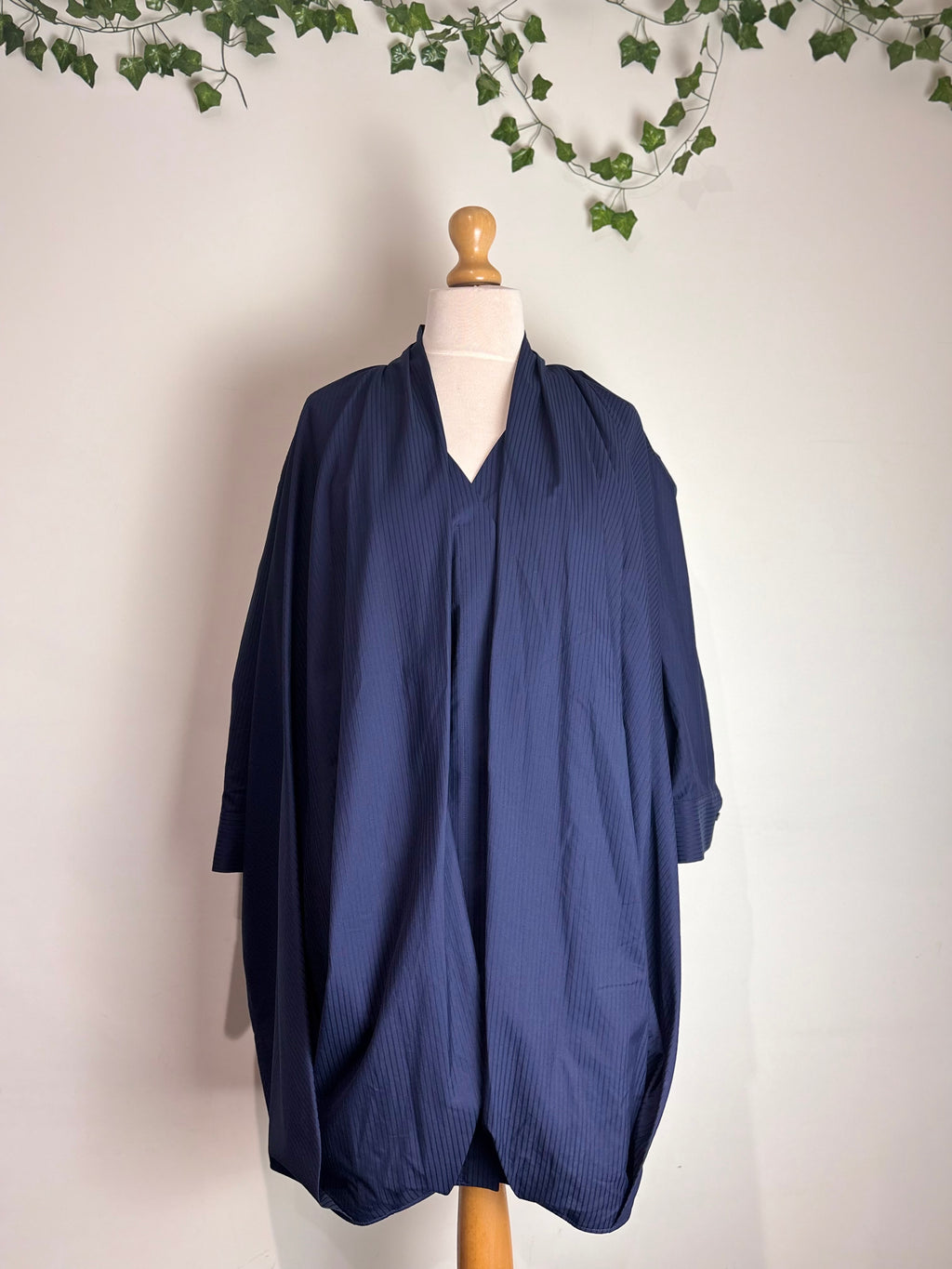 LOEWE Draped Navy Dress