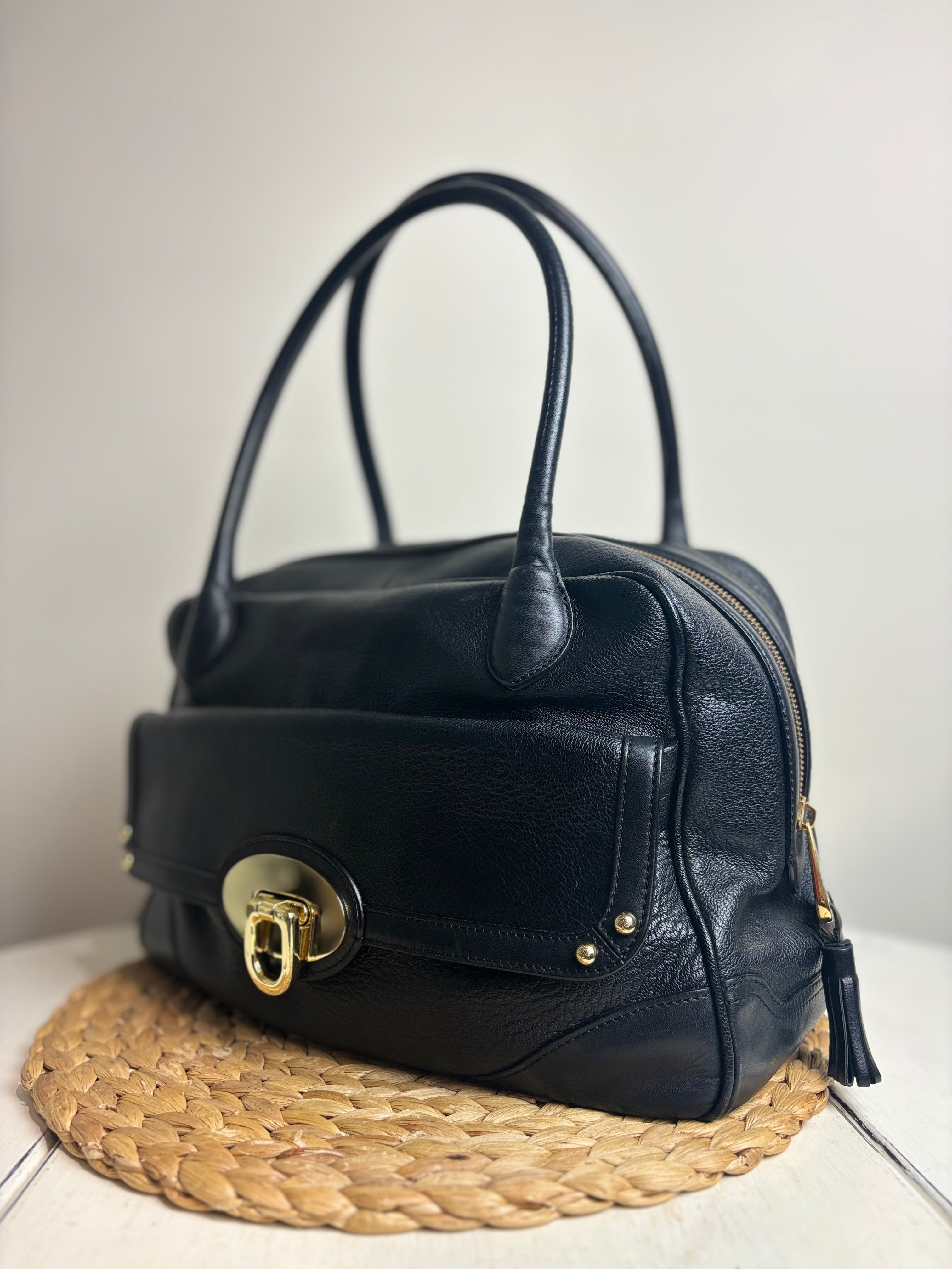 Mulberry Grosvenor Black Shoulder Bag