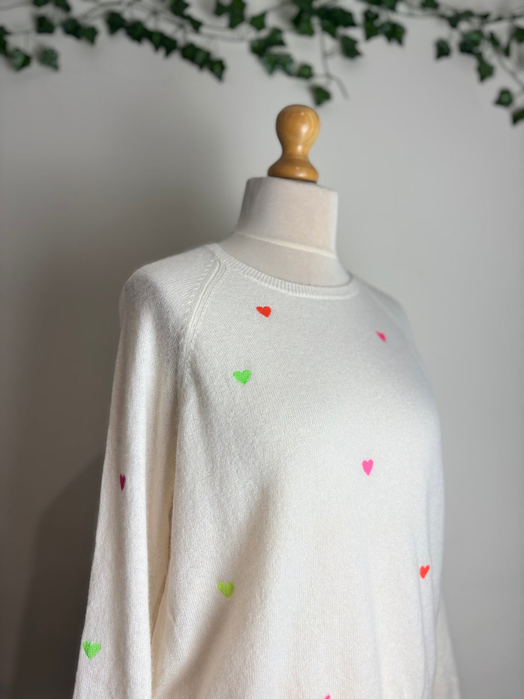 Brodie Cashmere Ivory Sweater