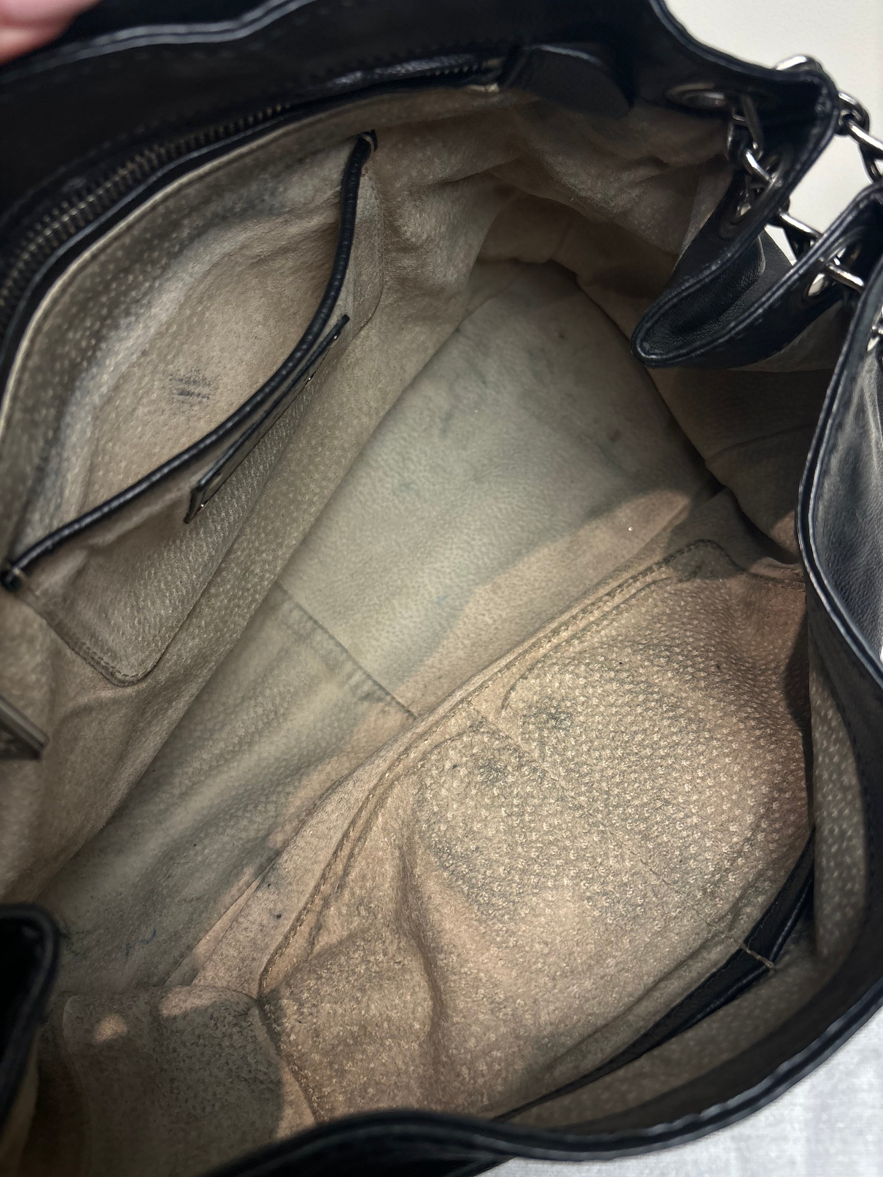 Prada Leather Flap Chain Shoulder Bag