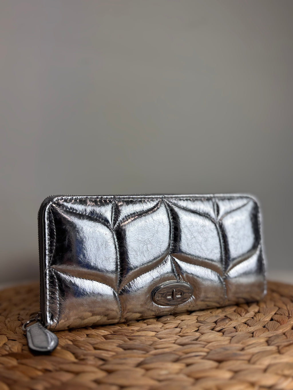Mulberry Silver Softie Purse