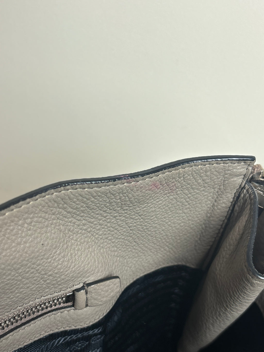 Prada Vitello Daino Zip Tote